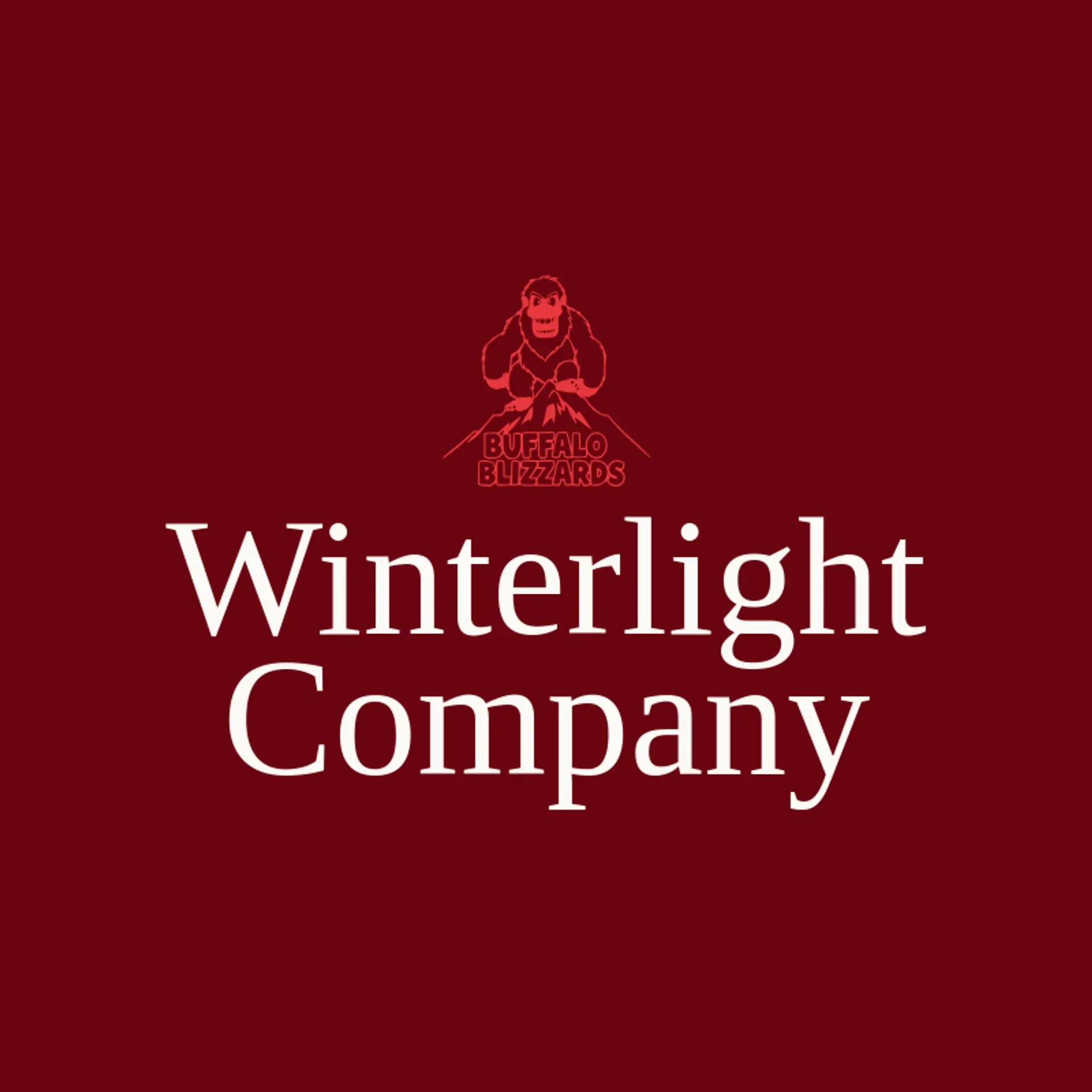 Winterlight Company logo for blizzard