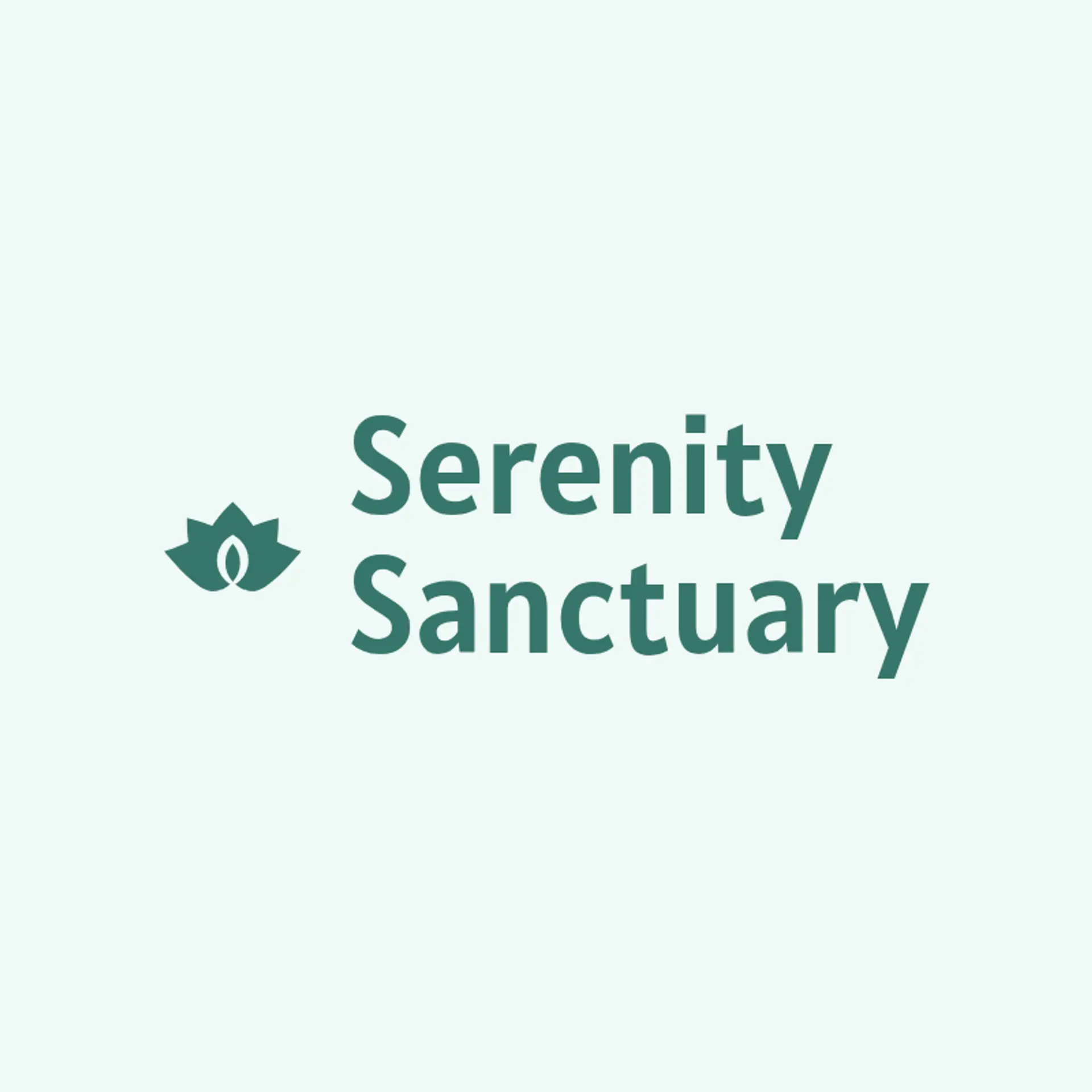 Serenity Sanctuary logo for spa