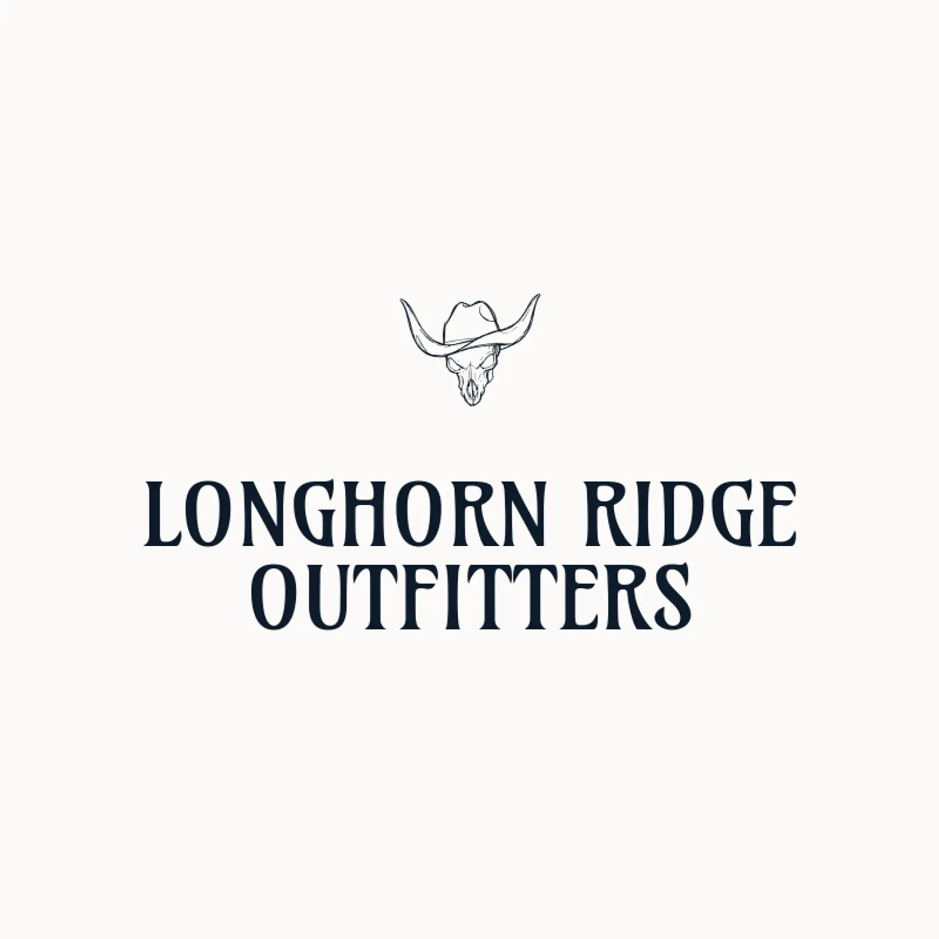 Longhorn Ridge Outfitters logo for cowboy hat