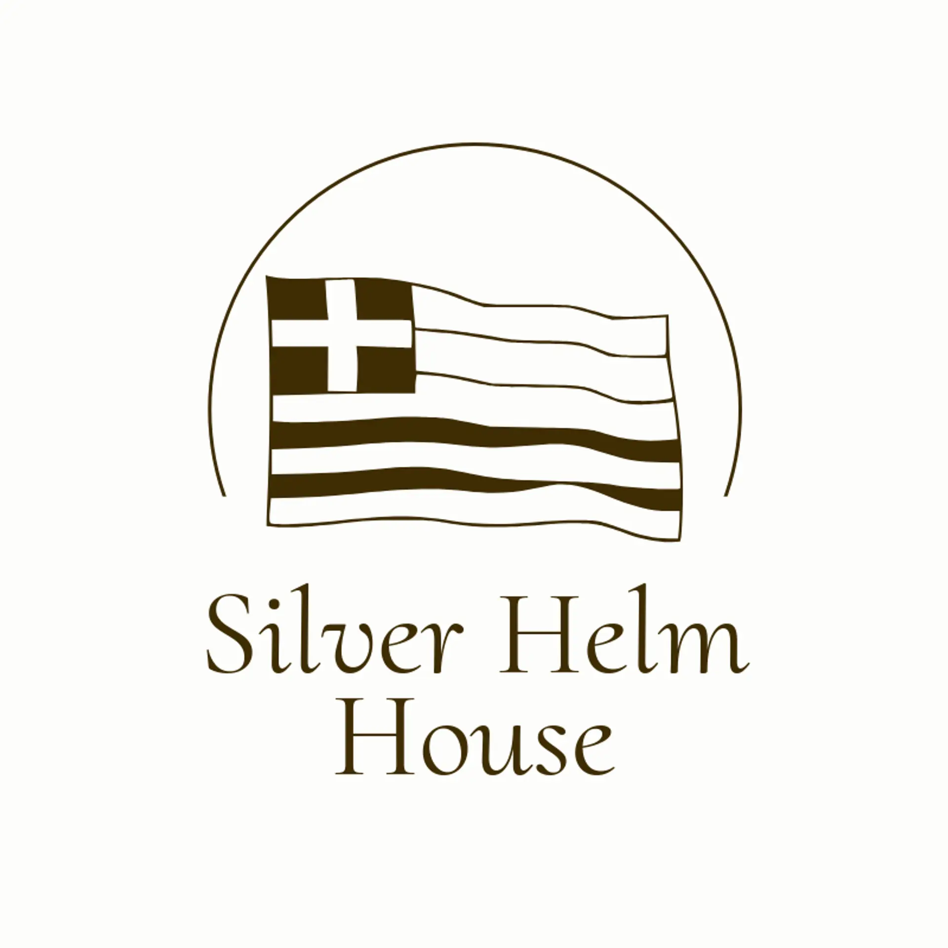 Silver Helm House logo for crusader