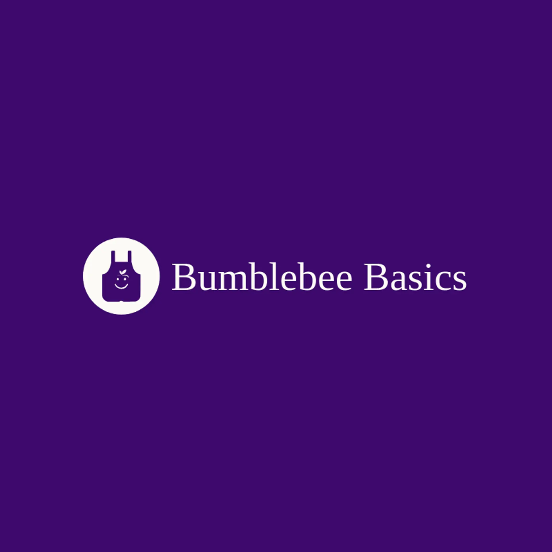 Bumblebee Basics logo for kids clothing