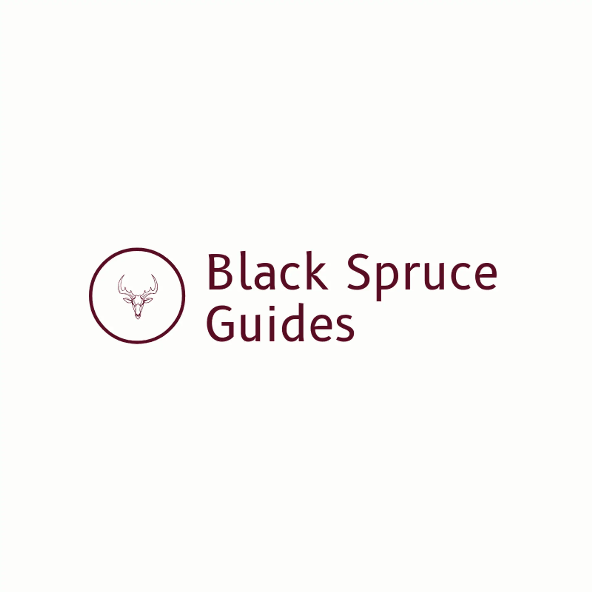 Black Spruce Guides logo for buck