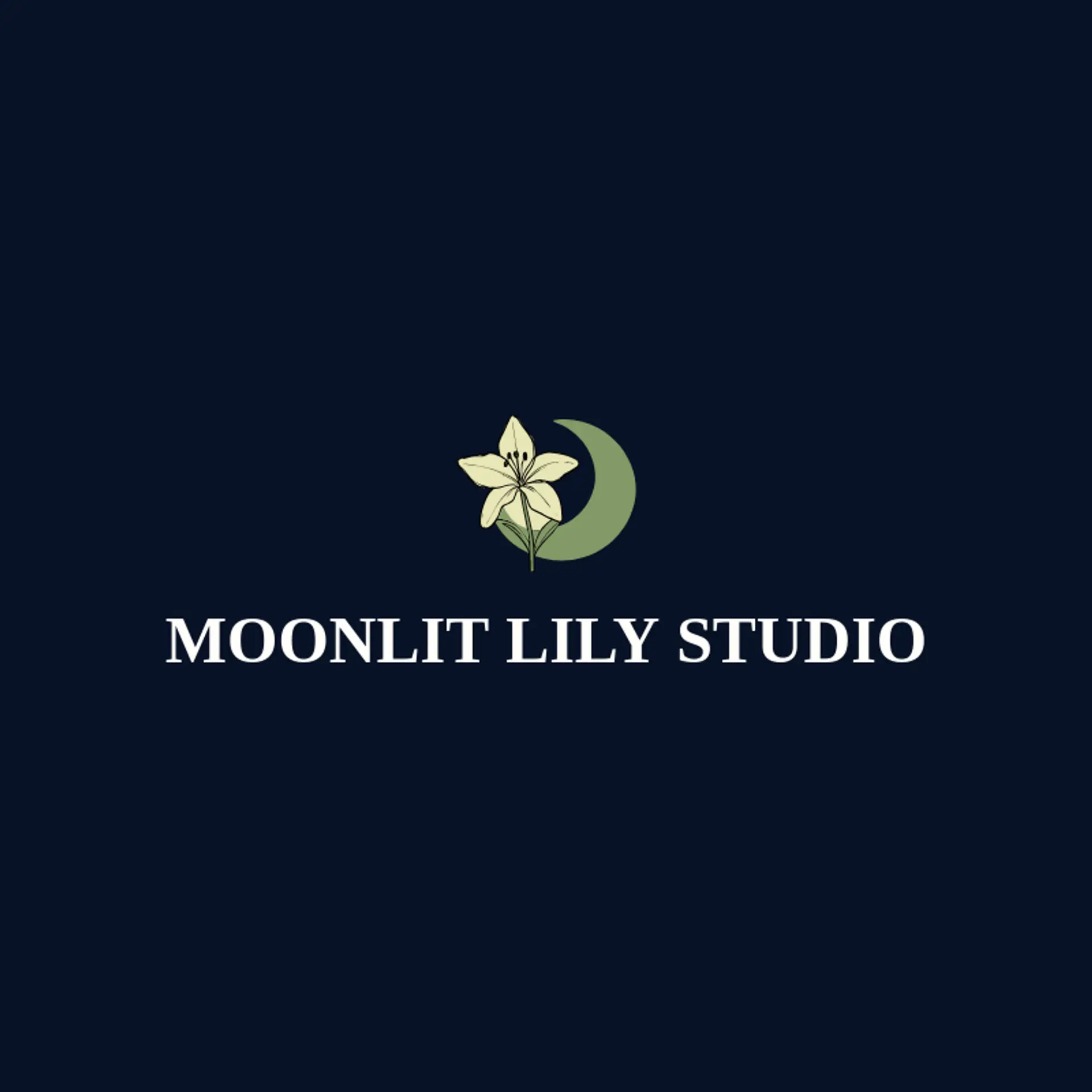 Moonlit Lily Studio logo for lily