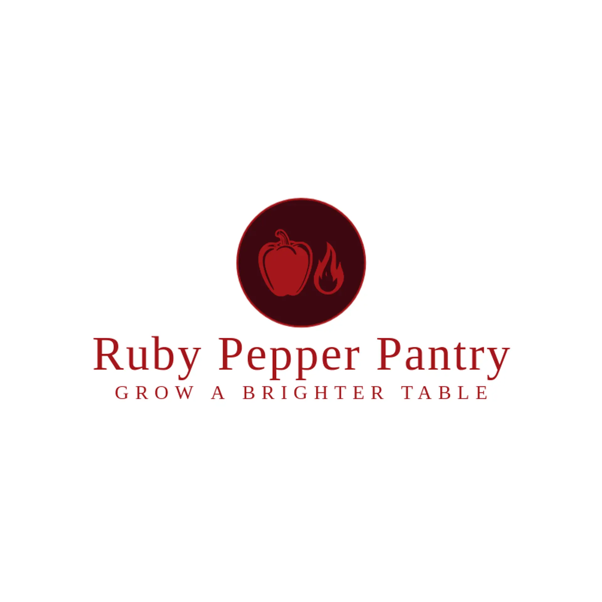 Ruby Pepper Pantry logo for pepper