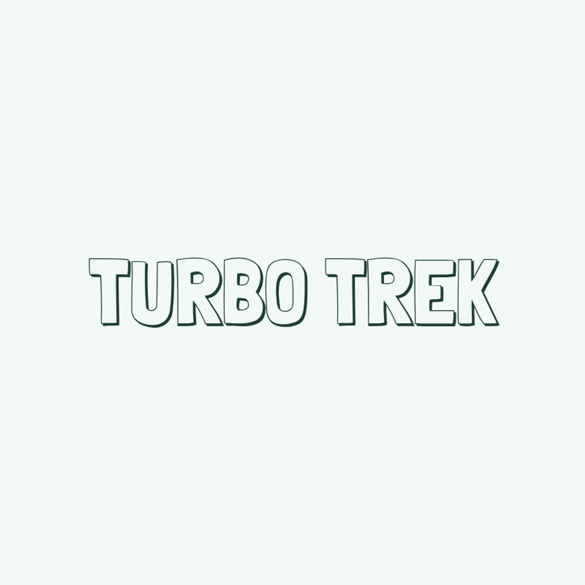 Turbo Trek logo for automotive pick up