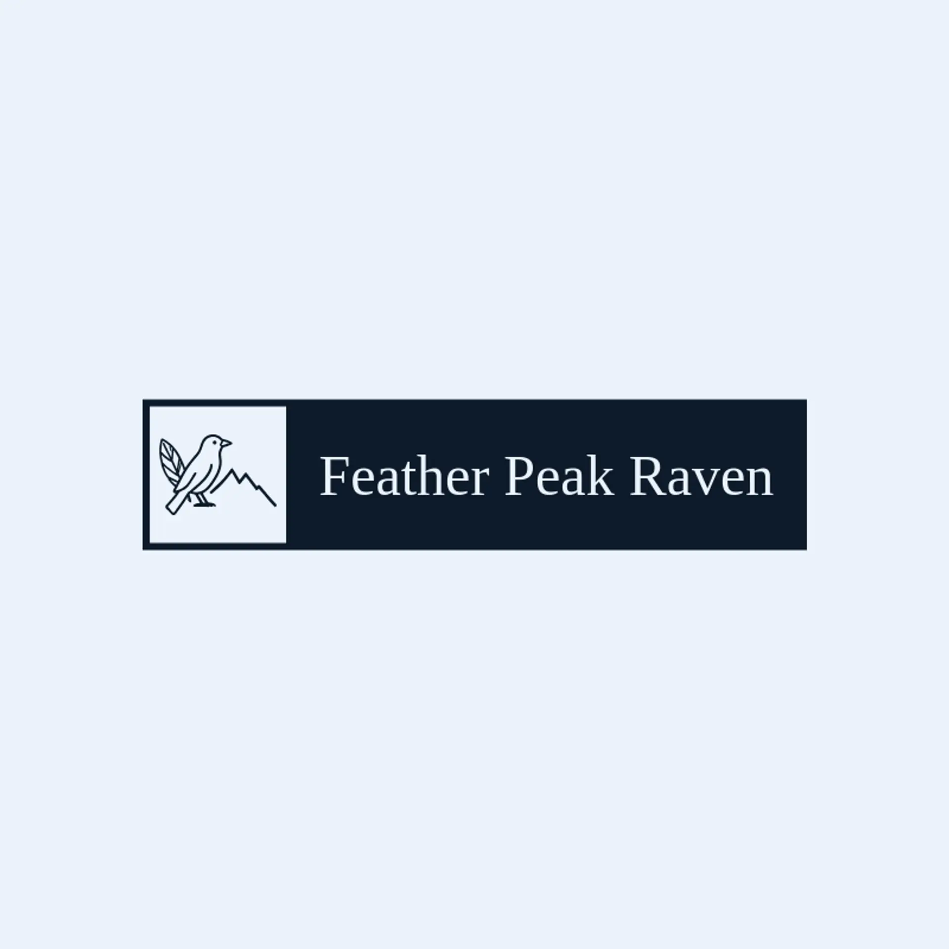 Feather Peak Raven logo for raven