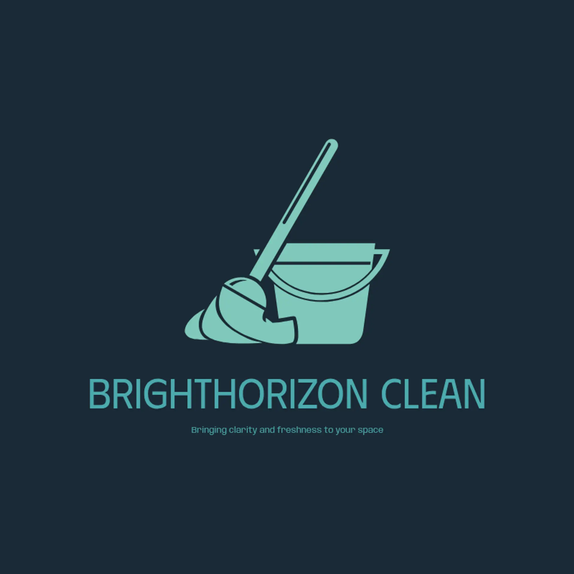BrightHorizon Clean logo for blg cleaning service