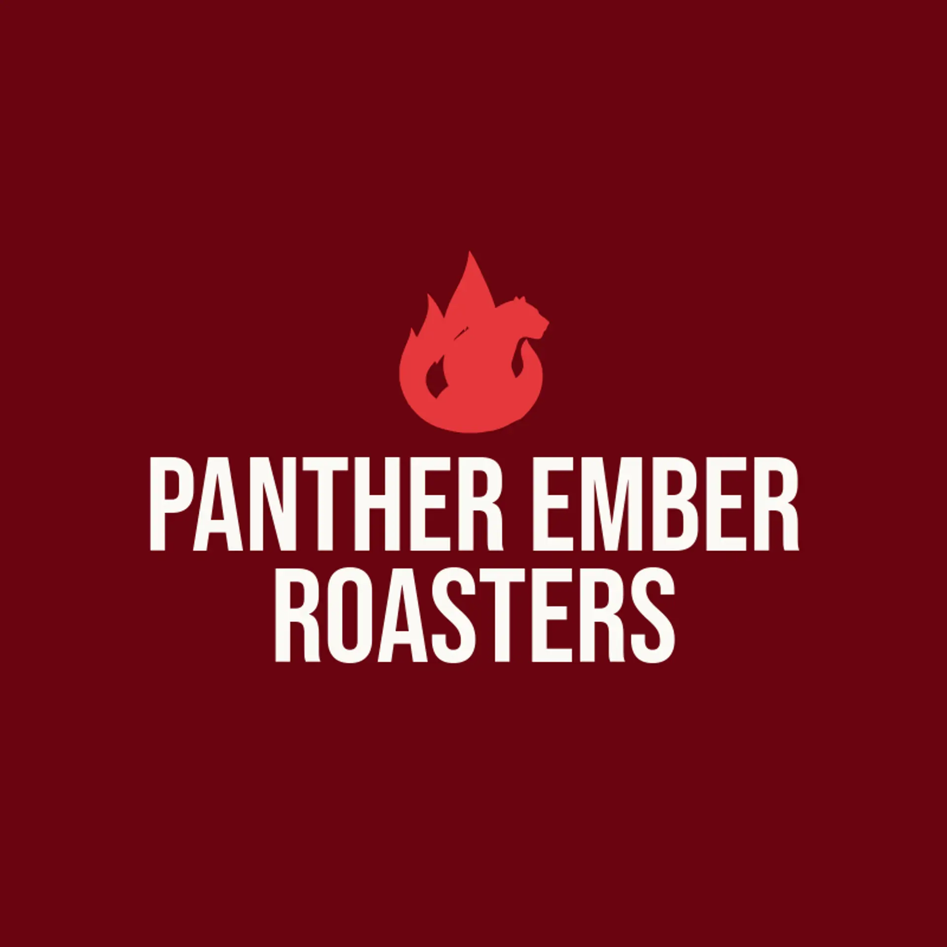 Panther Ember Roasters logo for panther