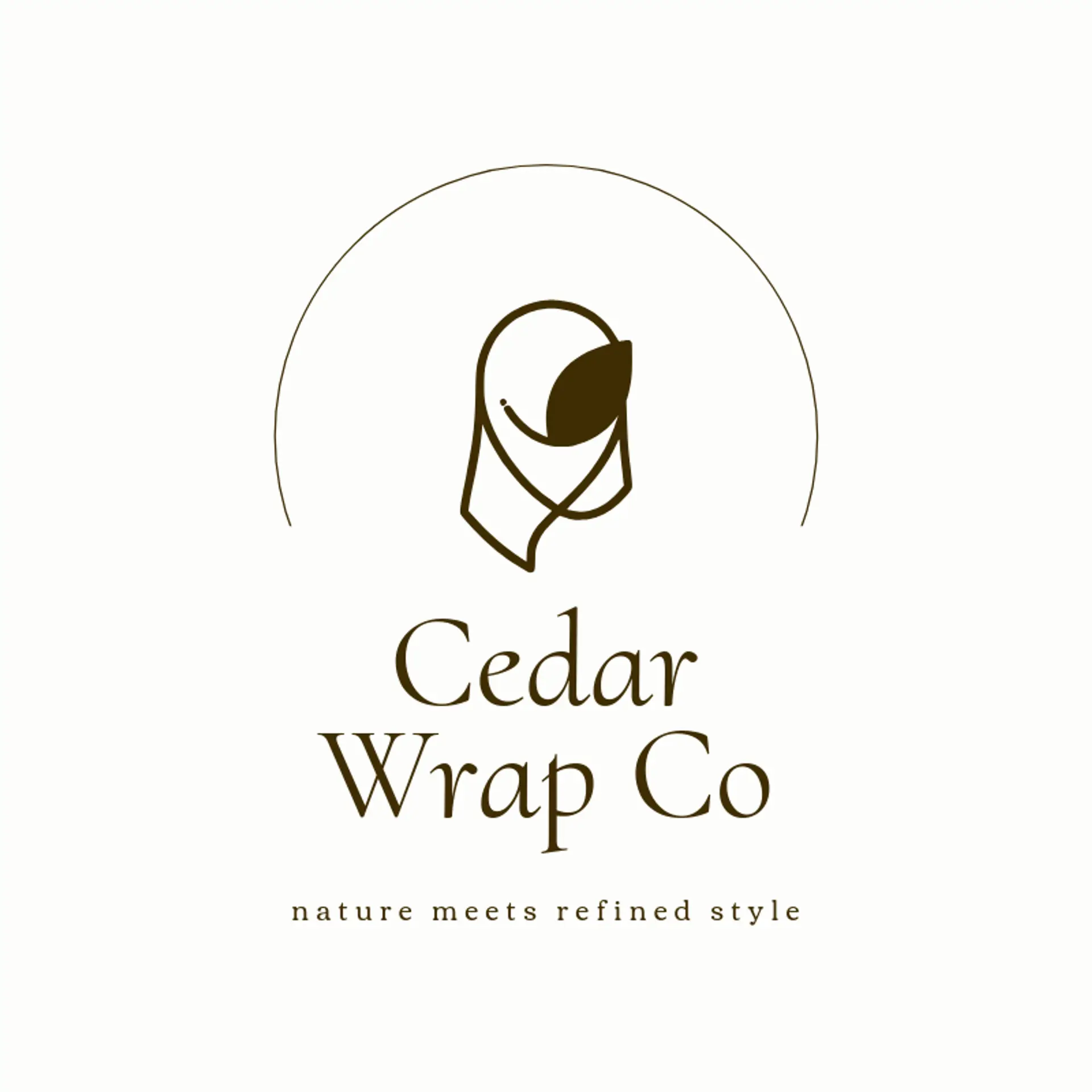 Cedar Wrap Co logo for hijab
