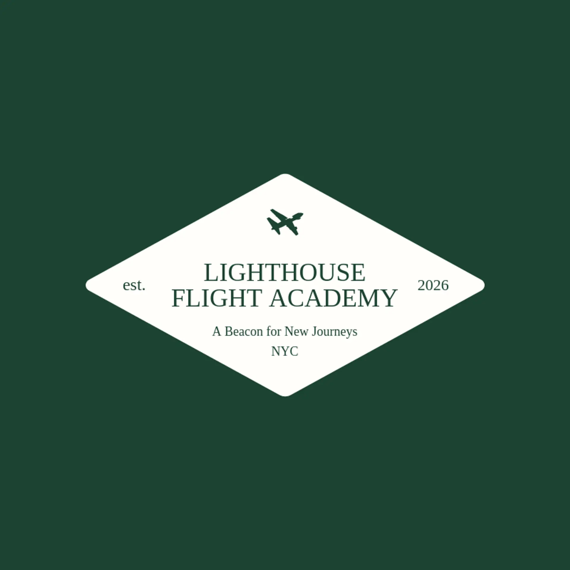 Lighthouse Flight Academy logo for flight