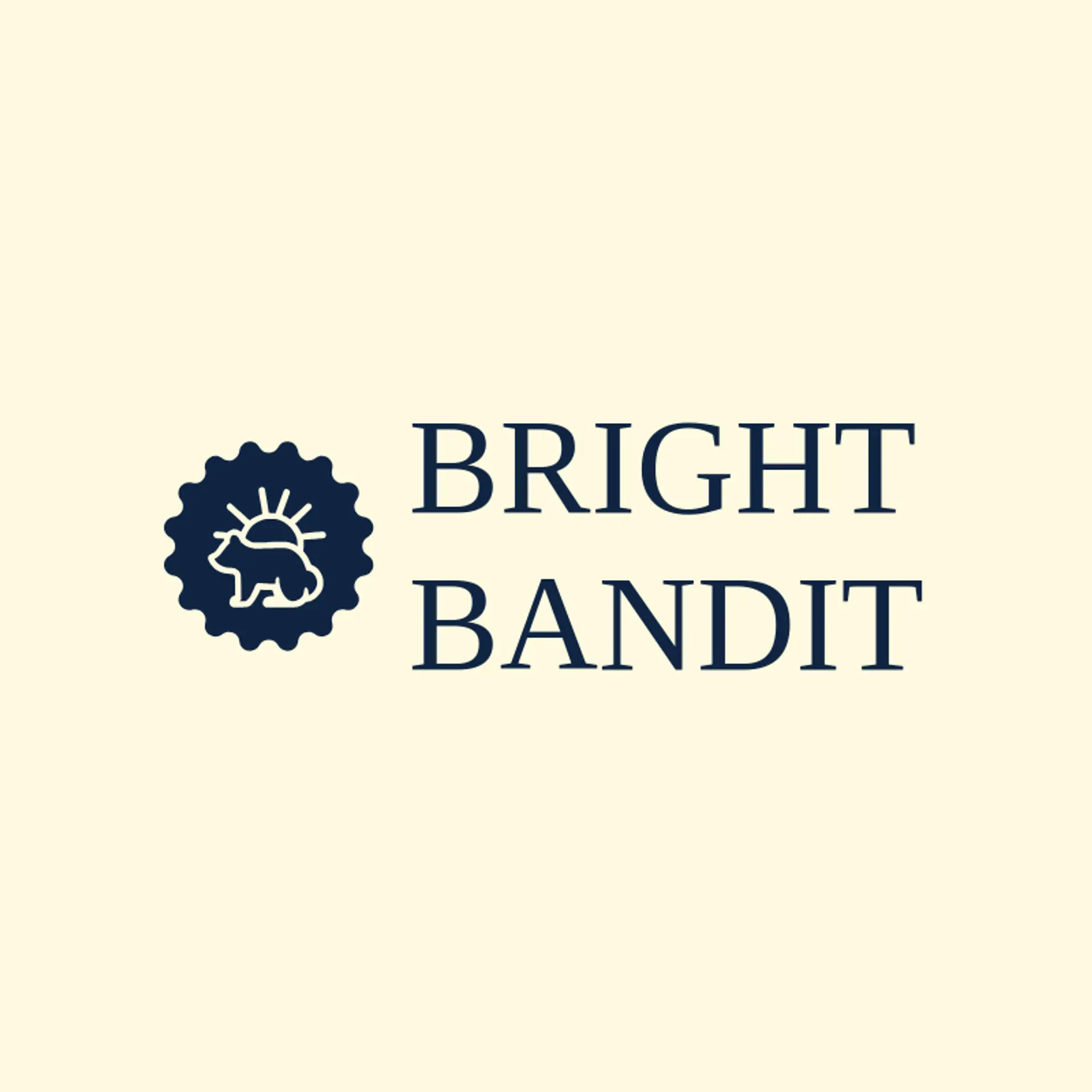 Bright Bandit logo for raccoon