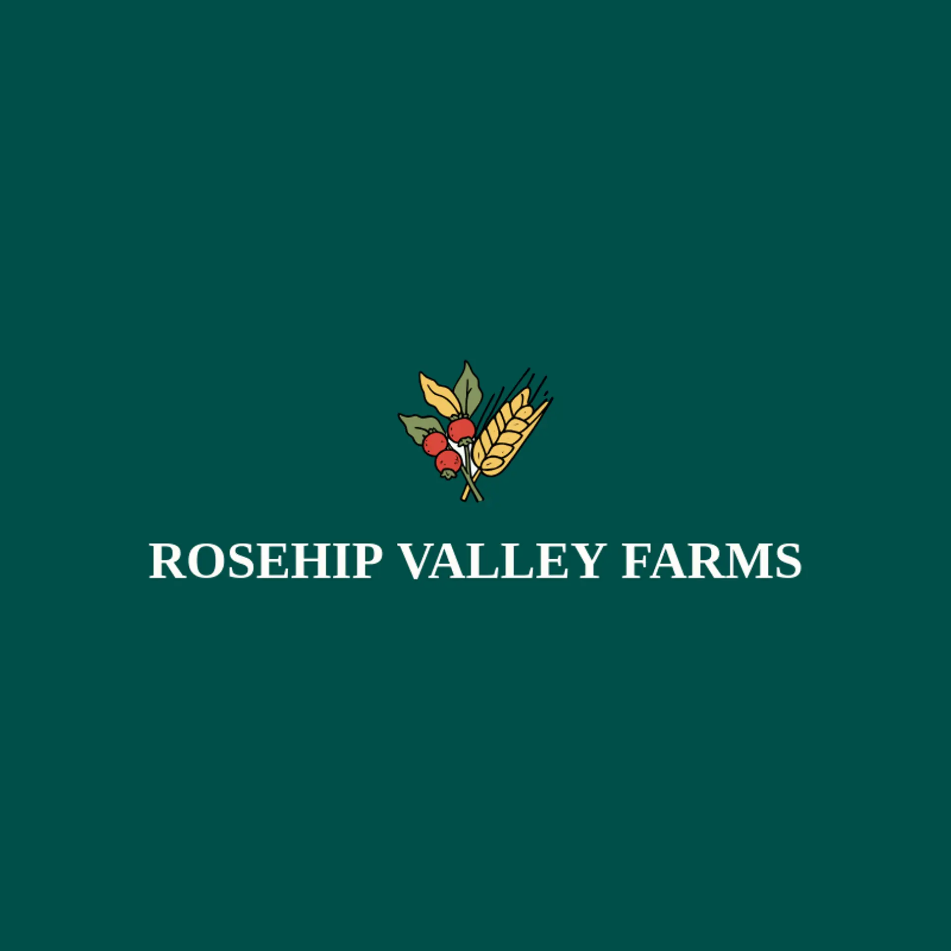 Rosehip Valley Farms logo for harvest
