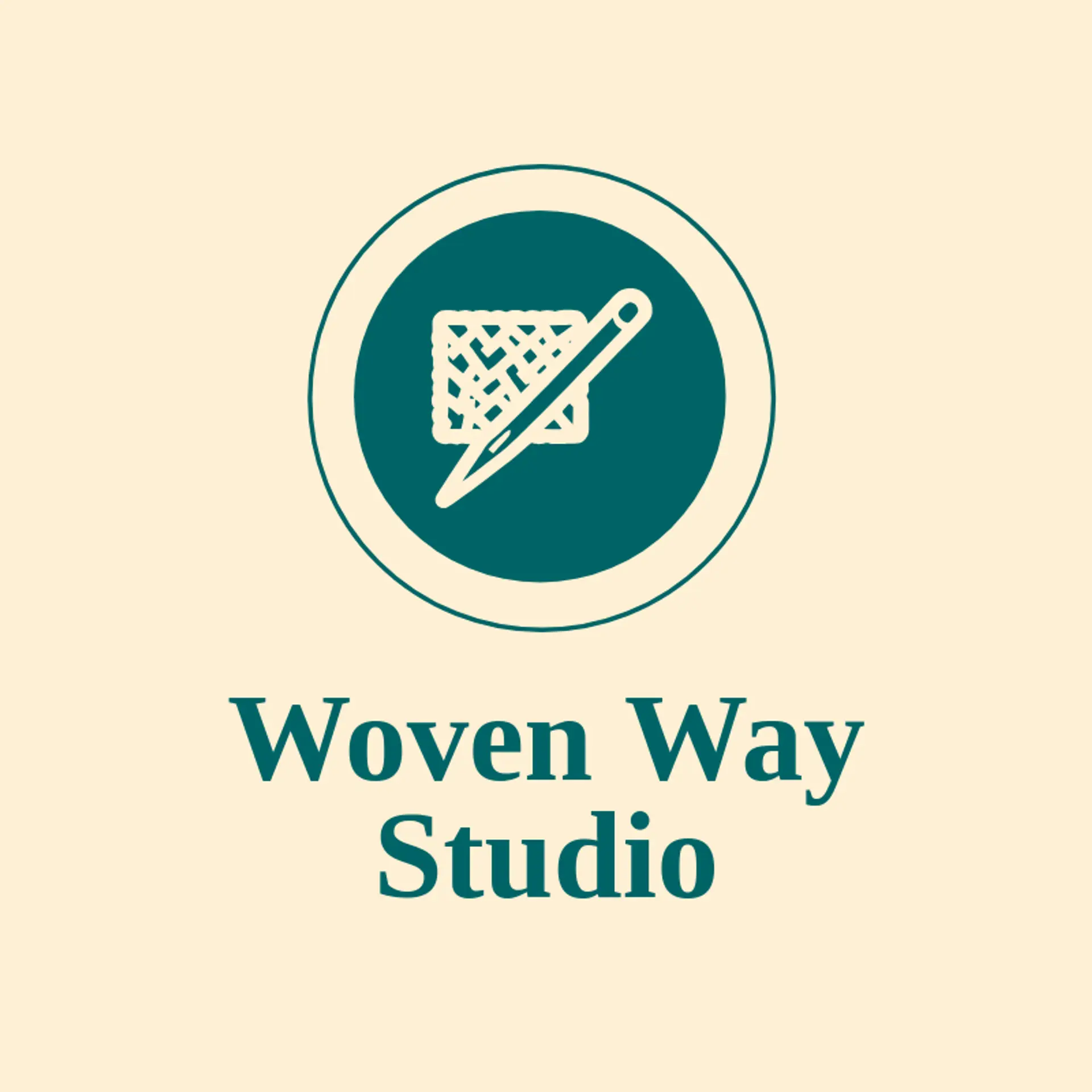 Woven Way Studio logo for patch