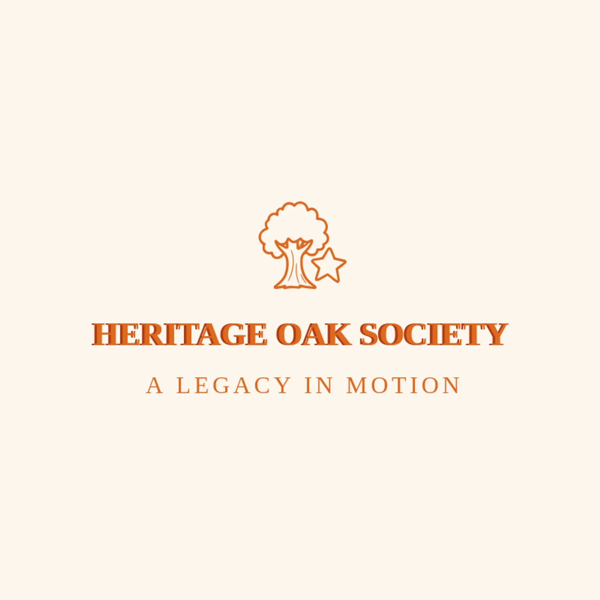 Heritage Oak Society logo for fraternity