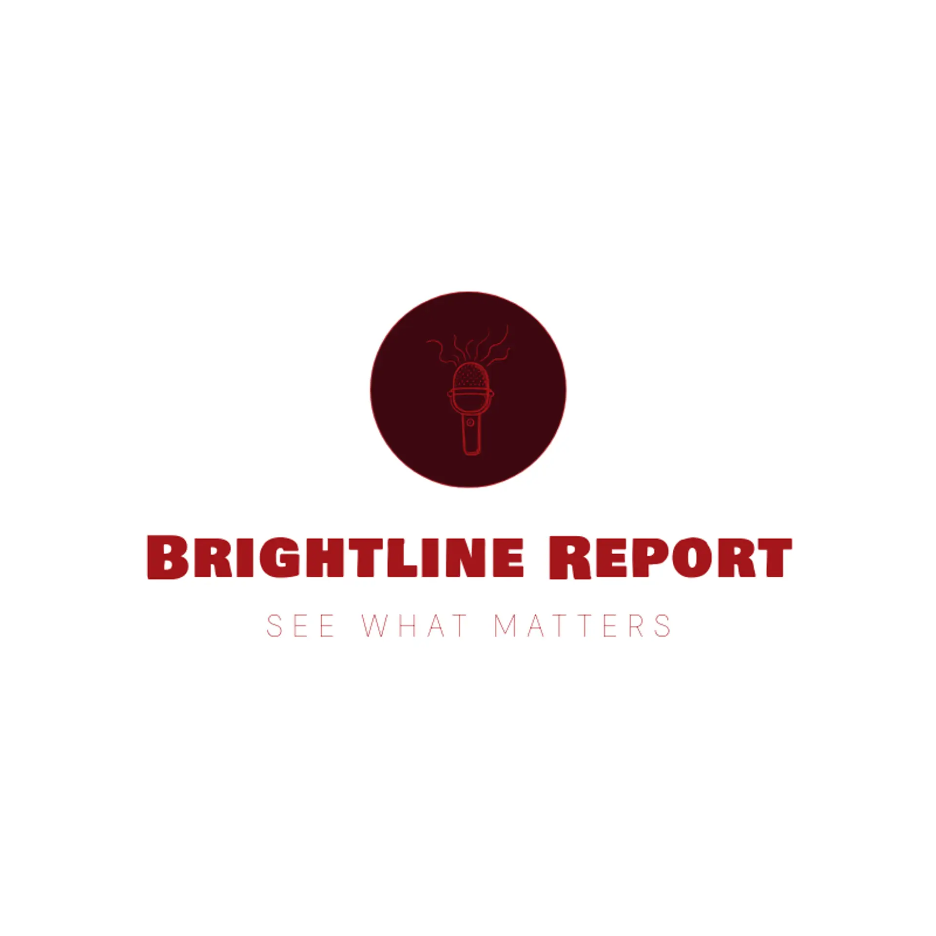 Brightline Report logo for news channel