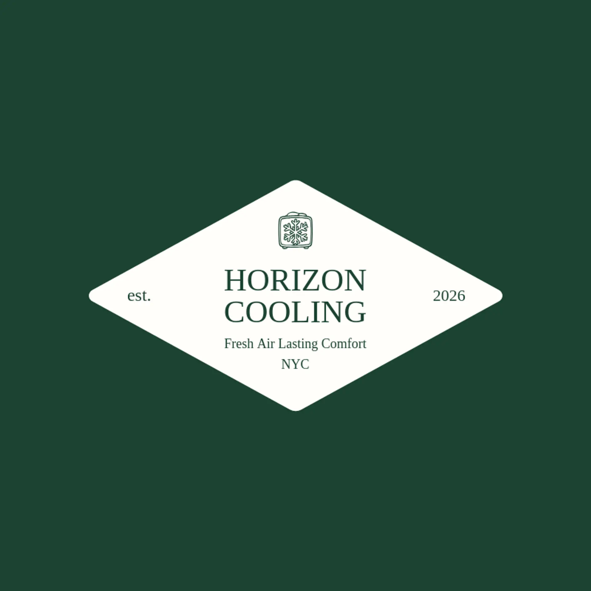 Horizon Cooling logo for air conditioning