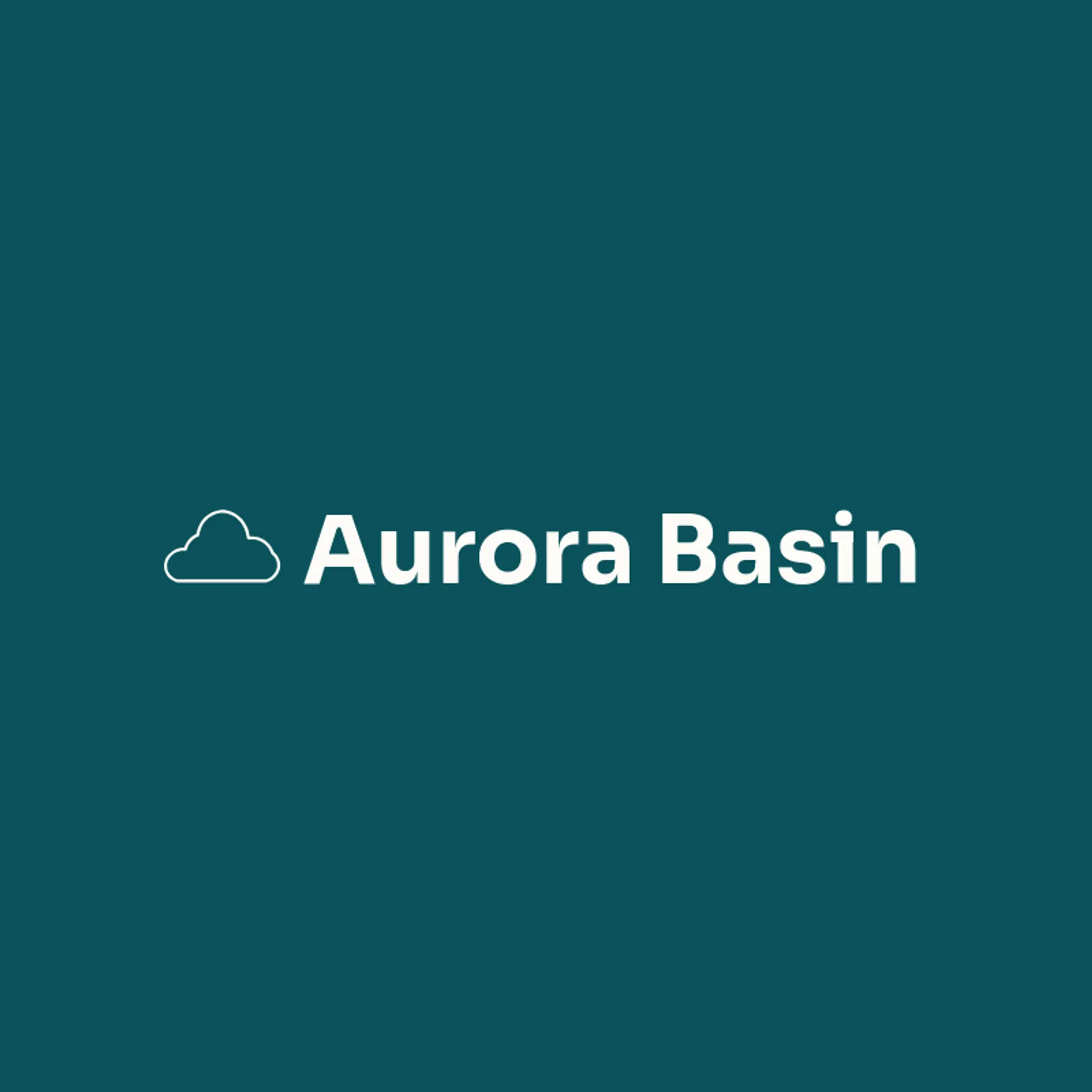 Aurora Basin logo for space