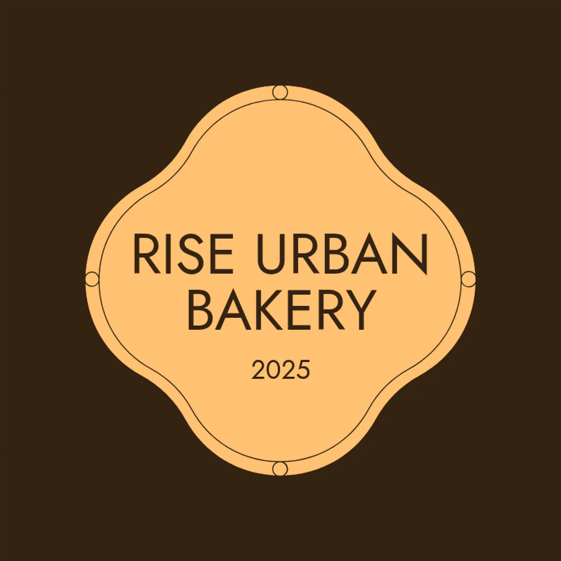 Rise Urban Bakery logo for modern bakery