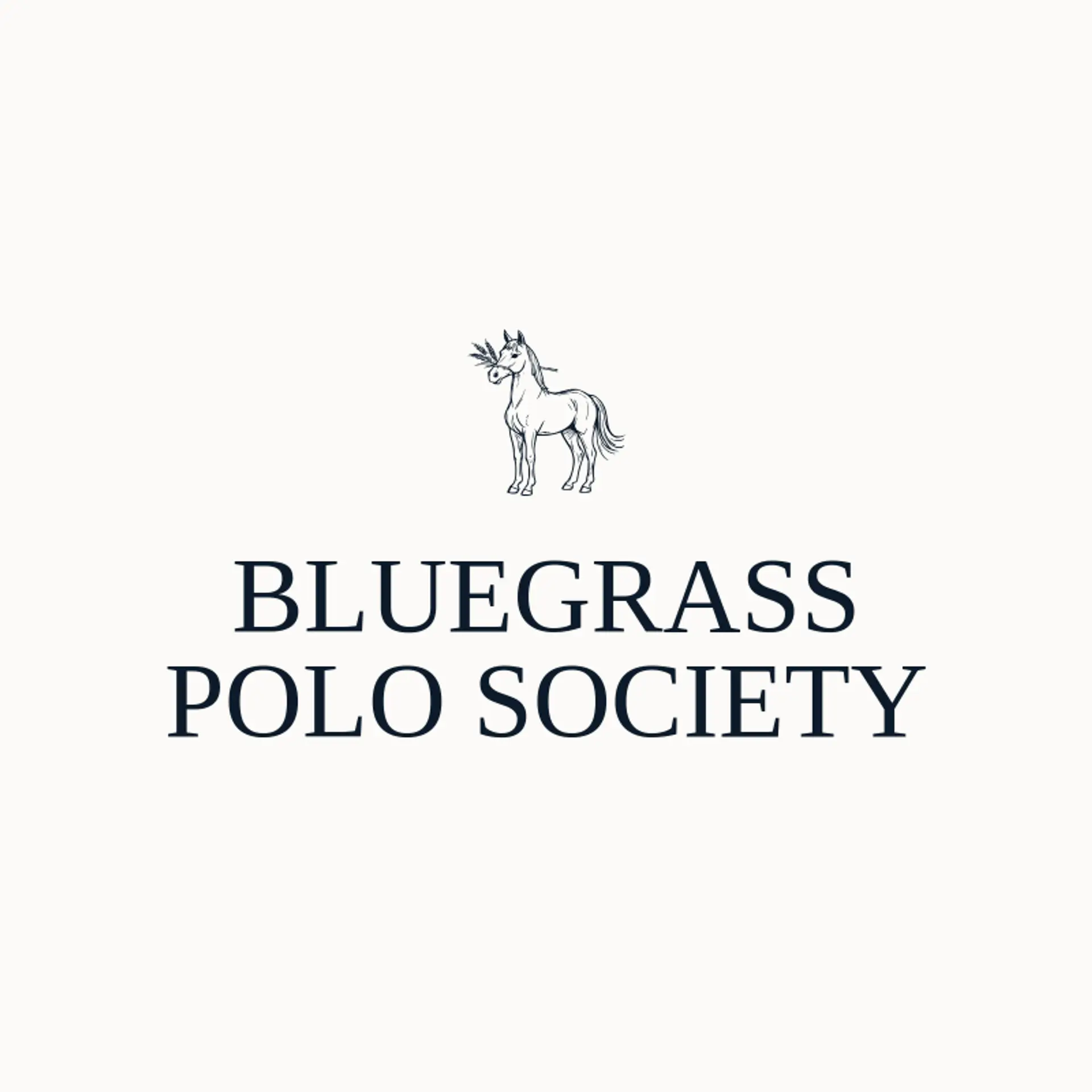 Bluegrass Polo Society logo for polo