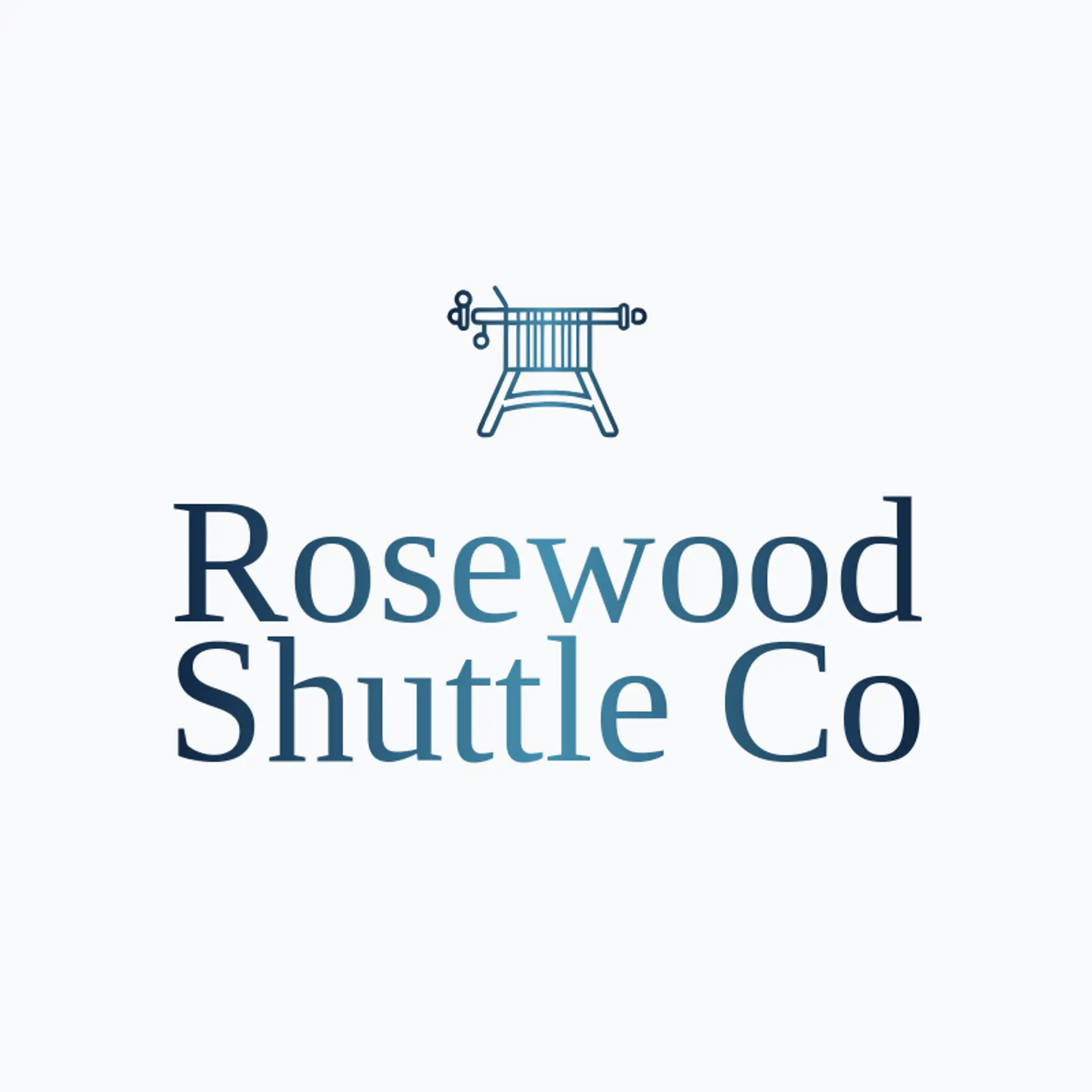 Rosewood Shuttle Co logo for loom
