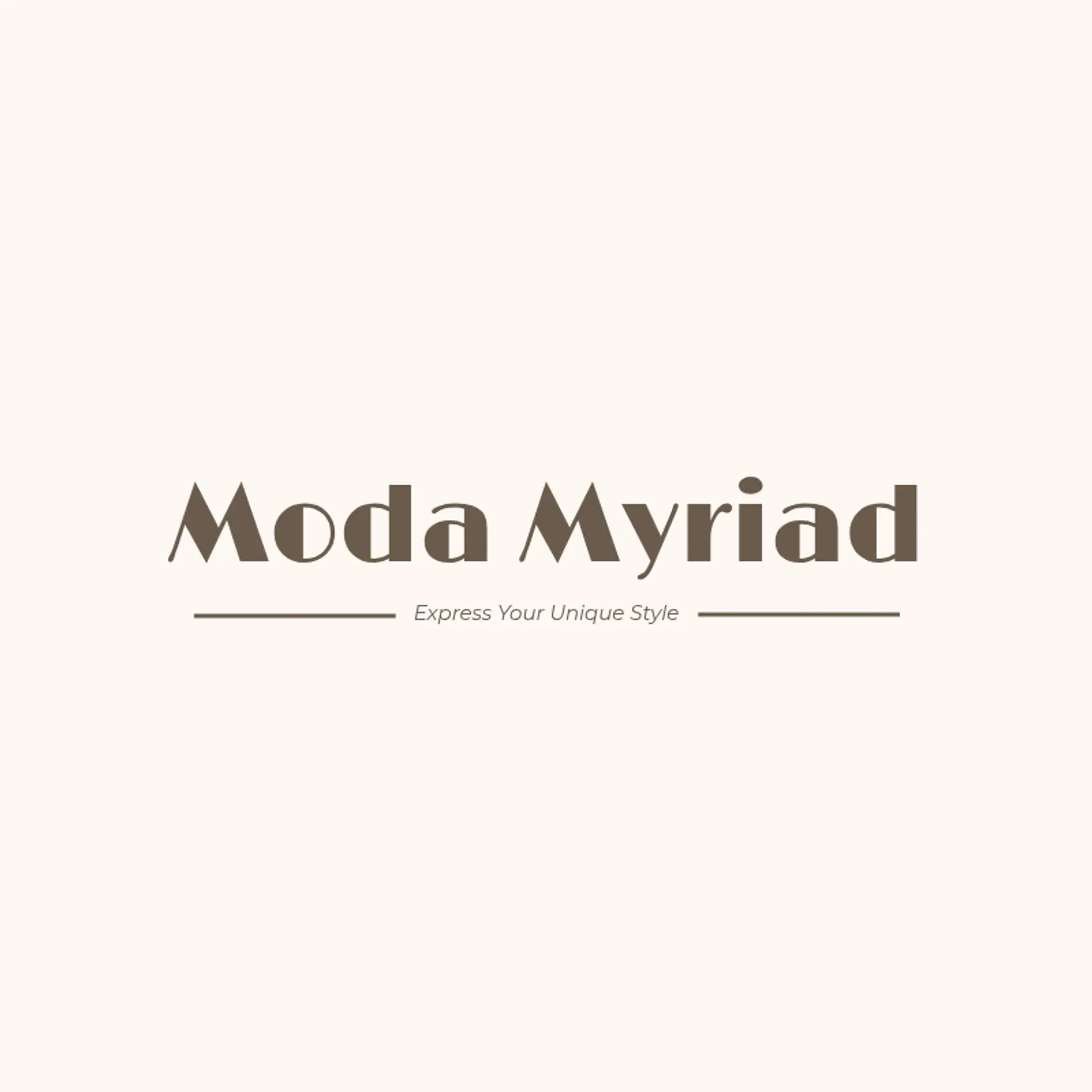 Moda Myriad logo for fashion company