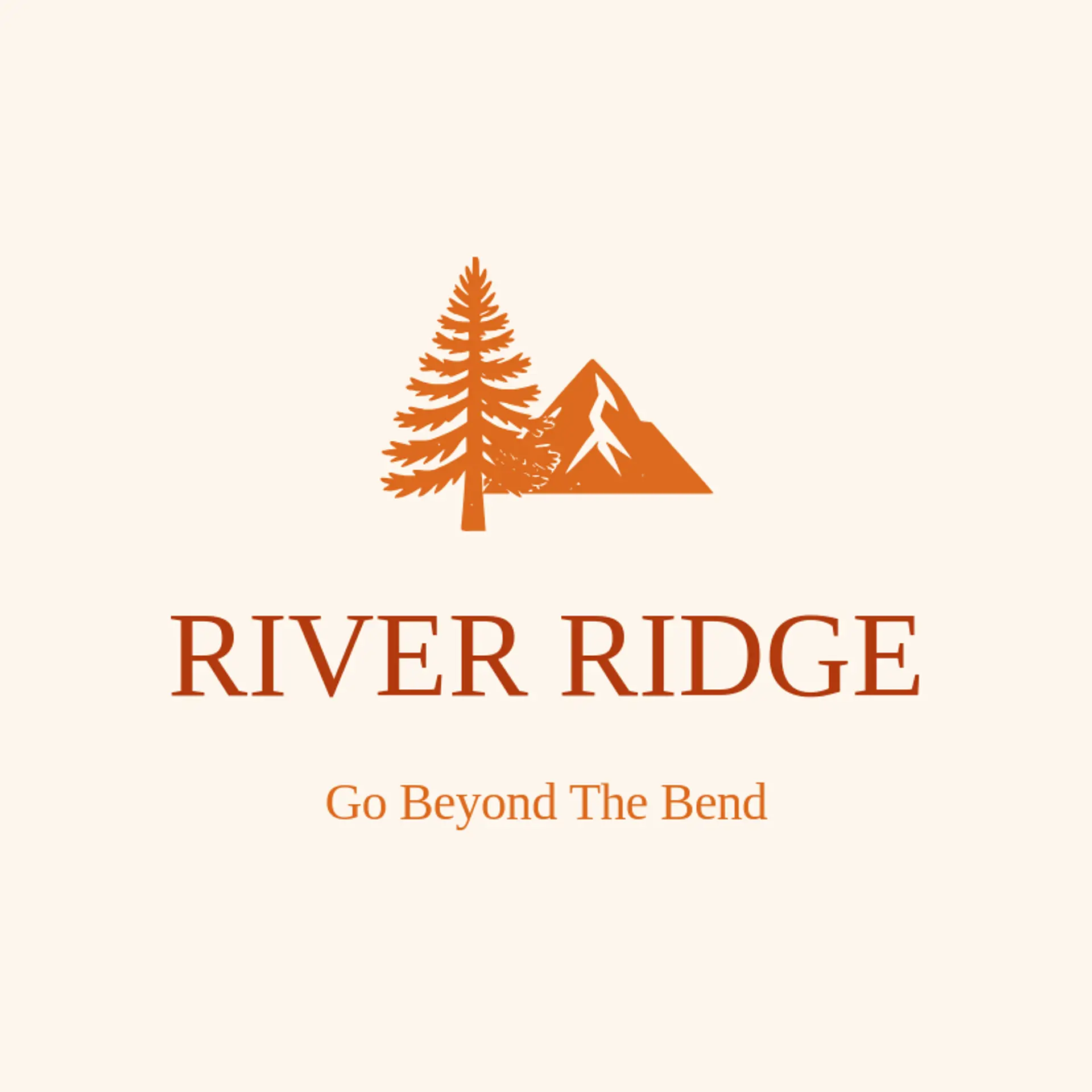 River Ridge logo for river