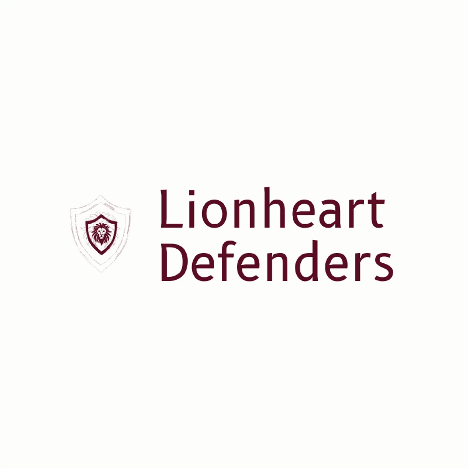Lionheart Defenders logo for warrior