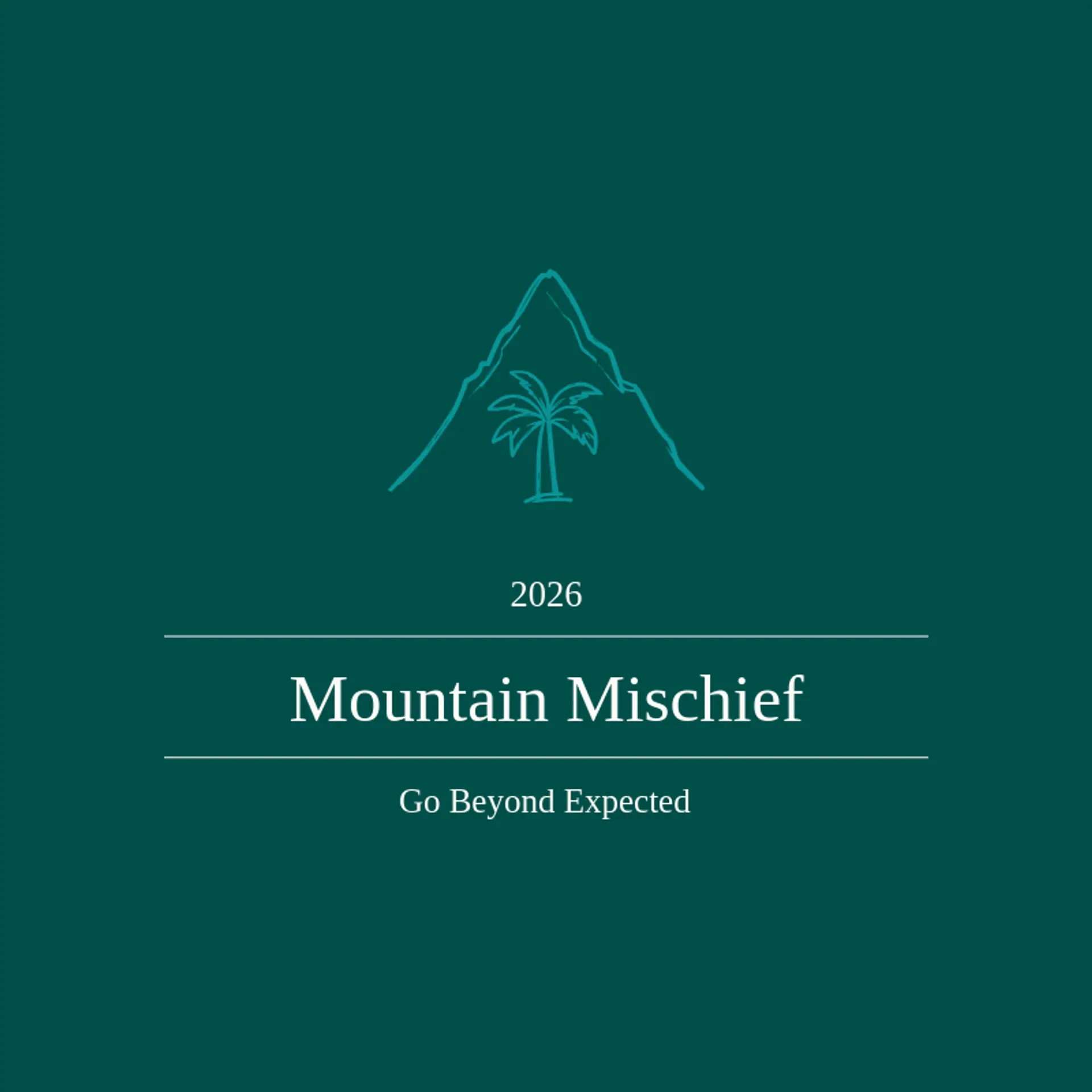 Mountain Mischief logo for monkey