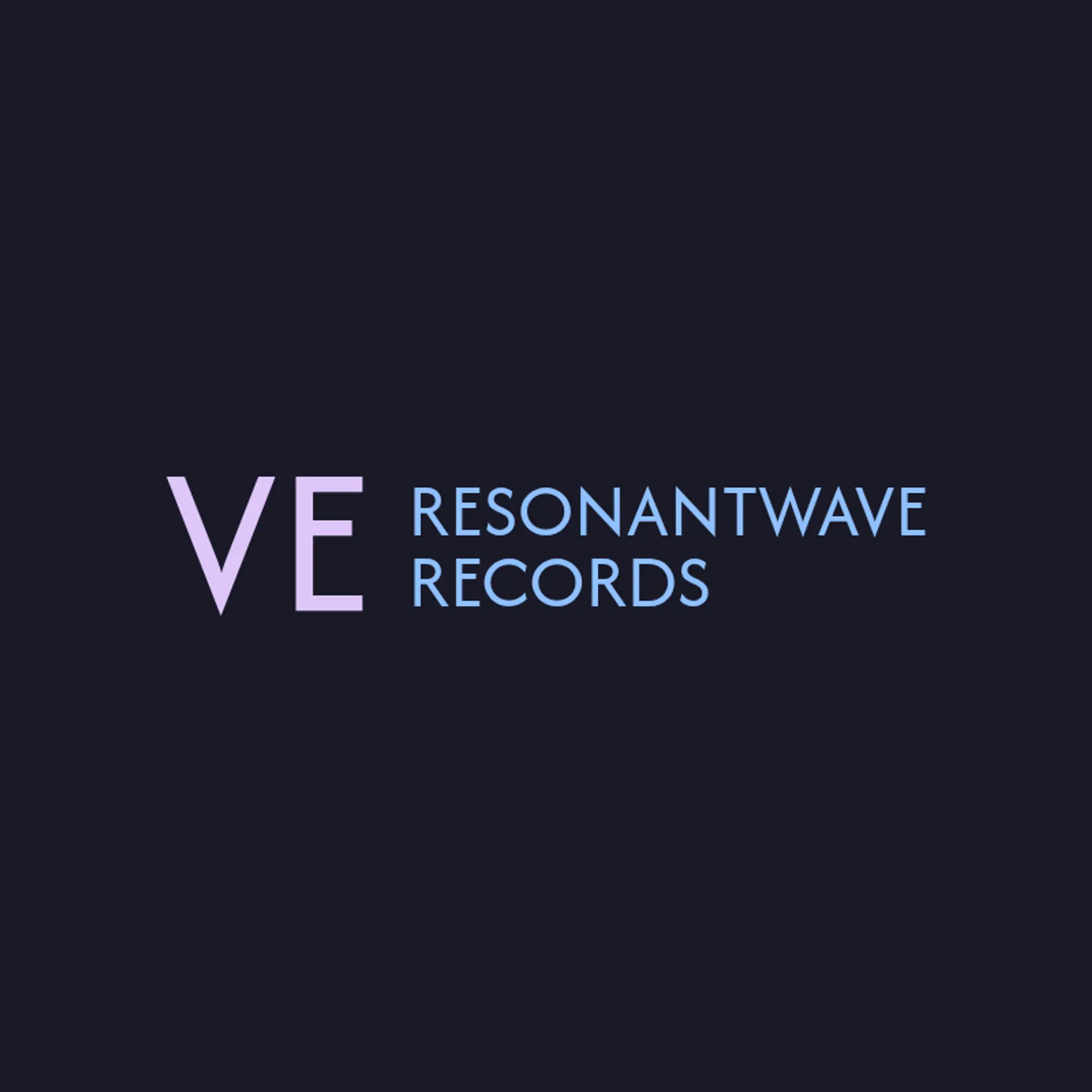 EchoWave Records logo for music label