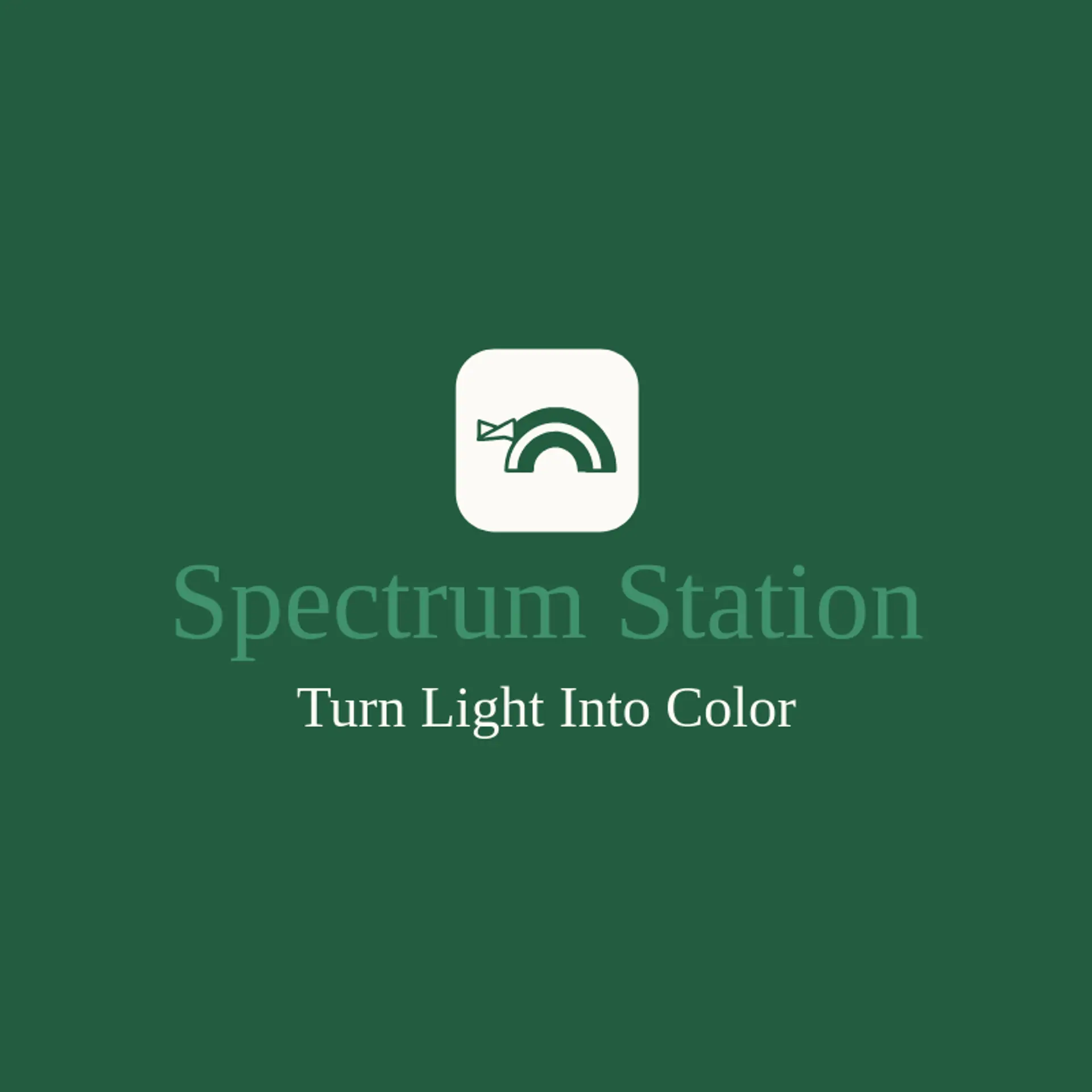 Spectrum Station logo for laser