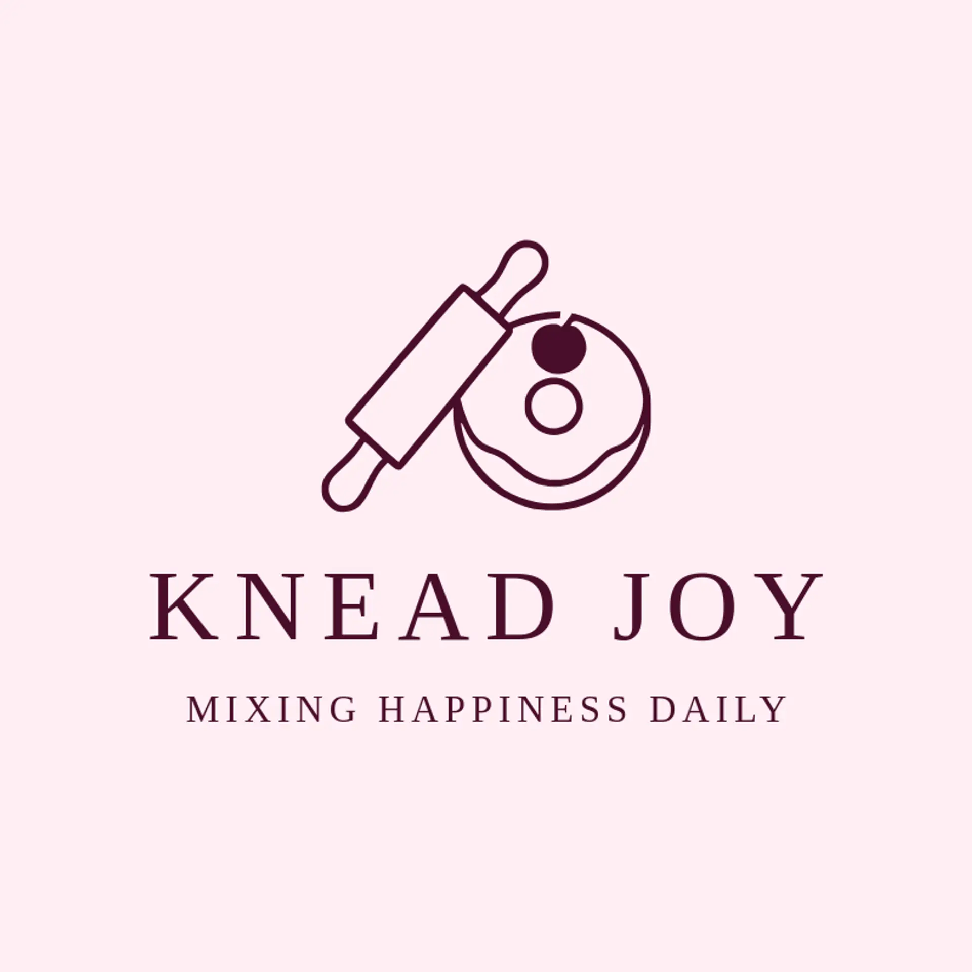 Knead Joy logo for donut