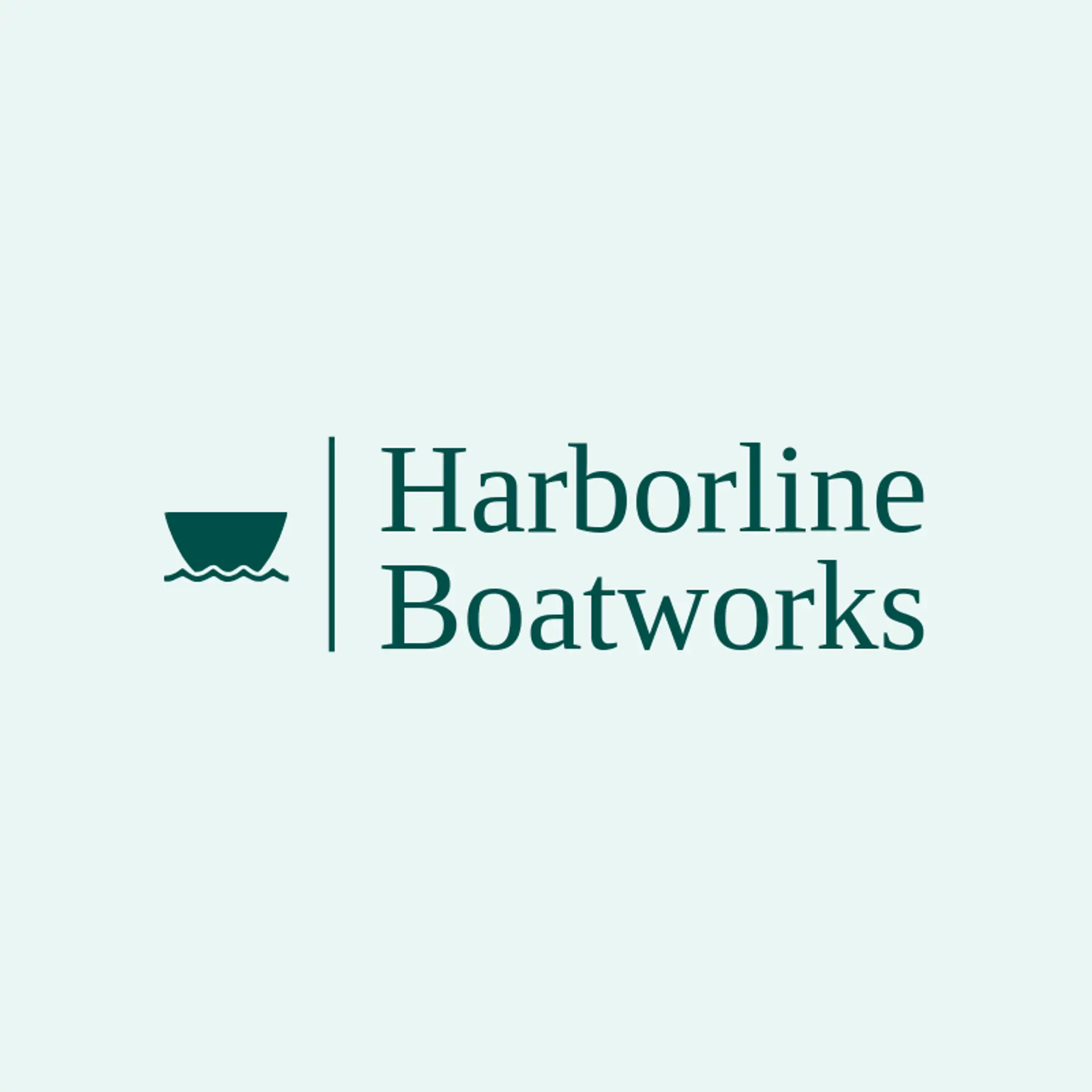 Harborline Boatworks logo for harbor