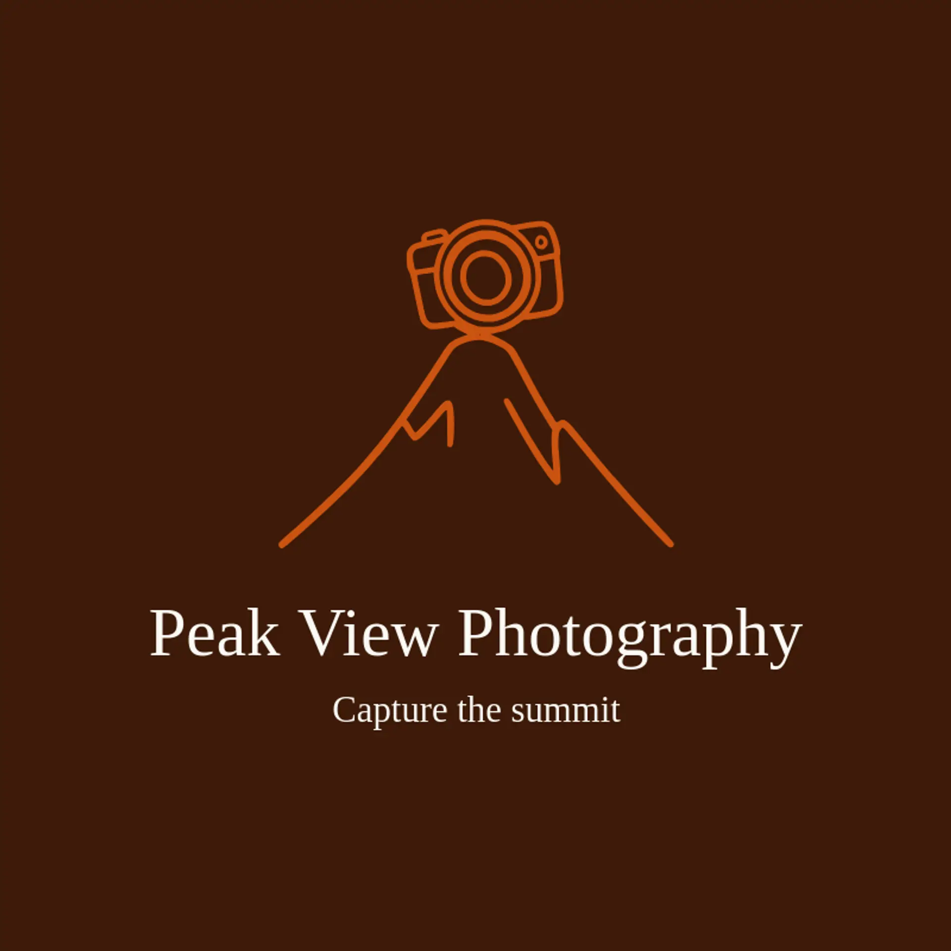 Peak View Photography logo for photo