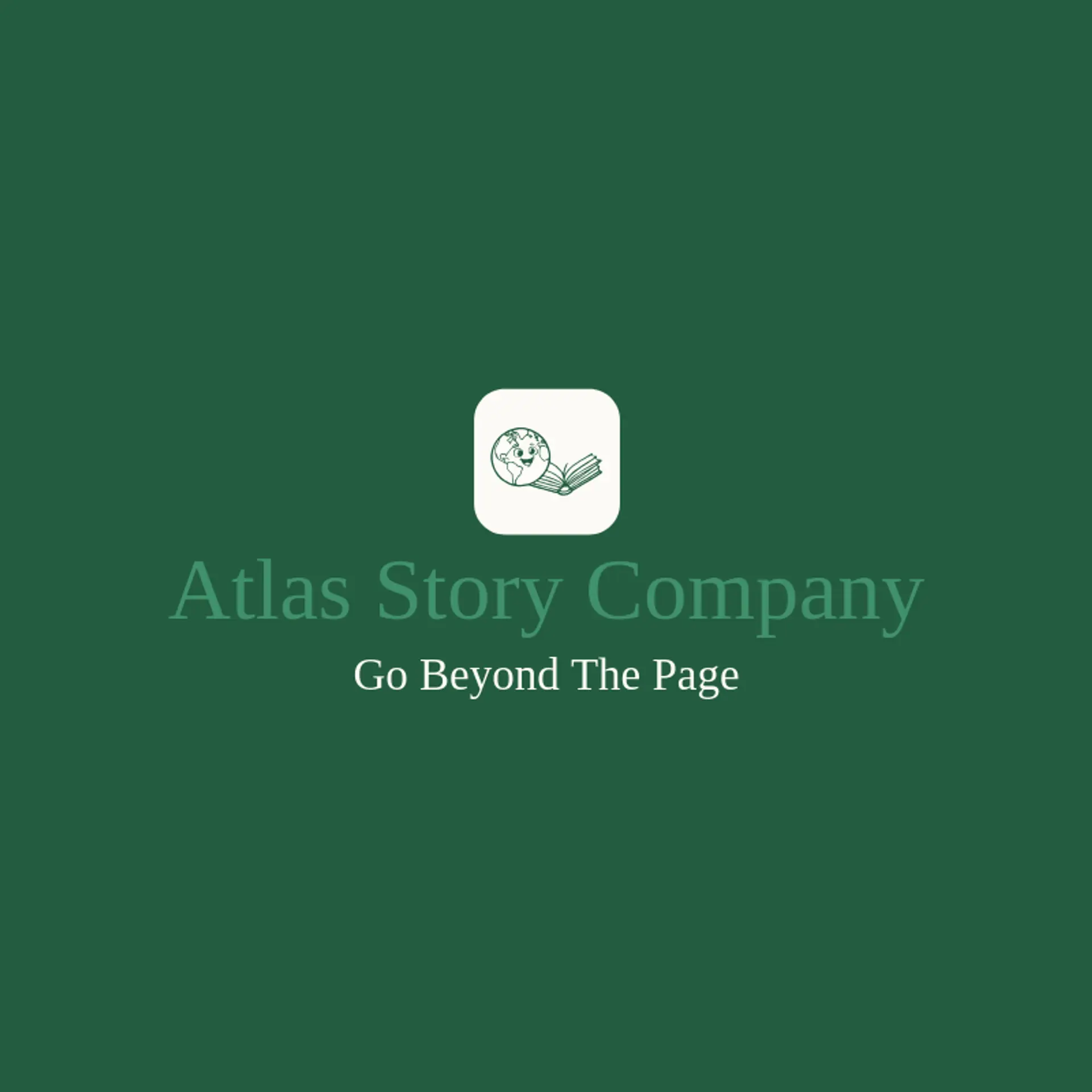 Atlas Story Company logo for media company