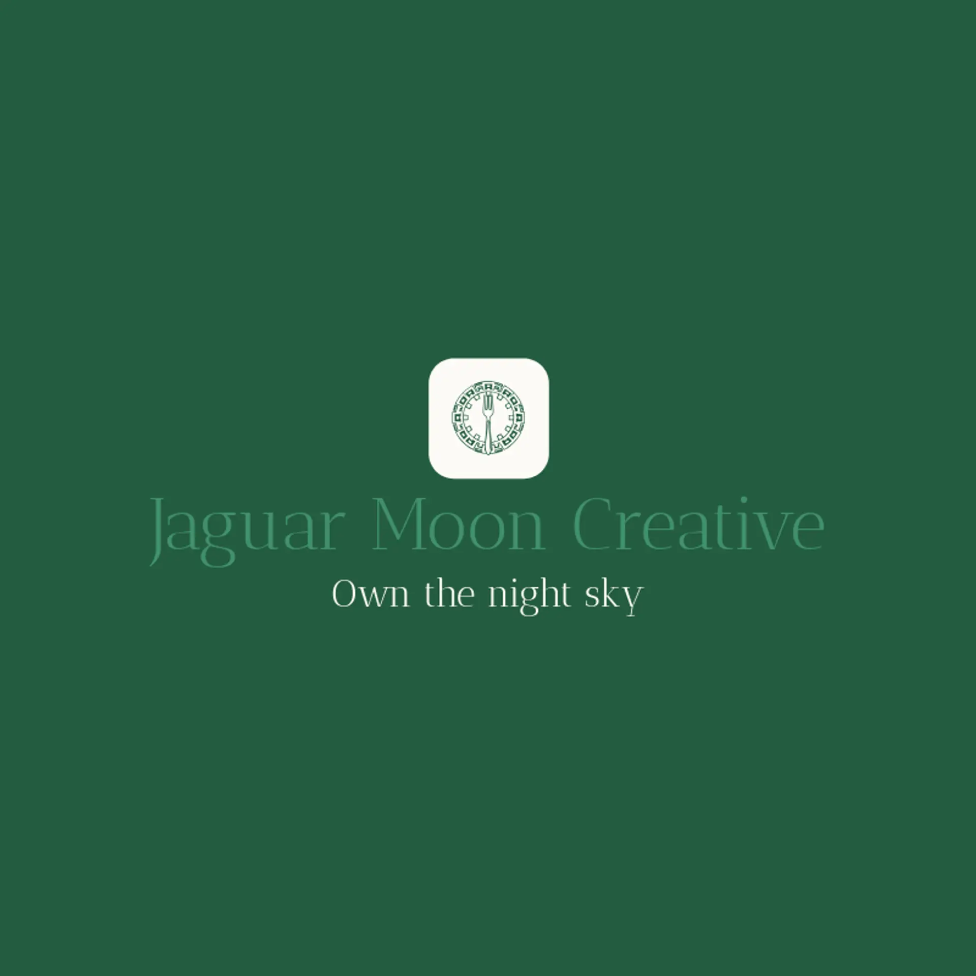 Jaguar Moon Creative logo for aztec
