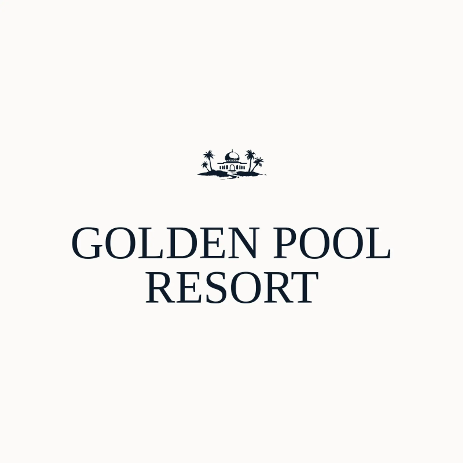 Golden Pool Resort logo for oasis