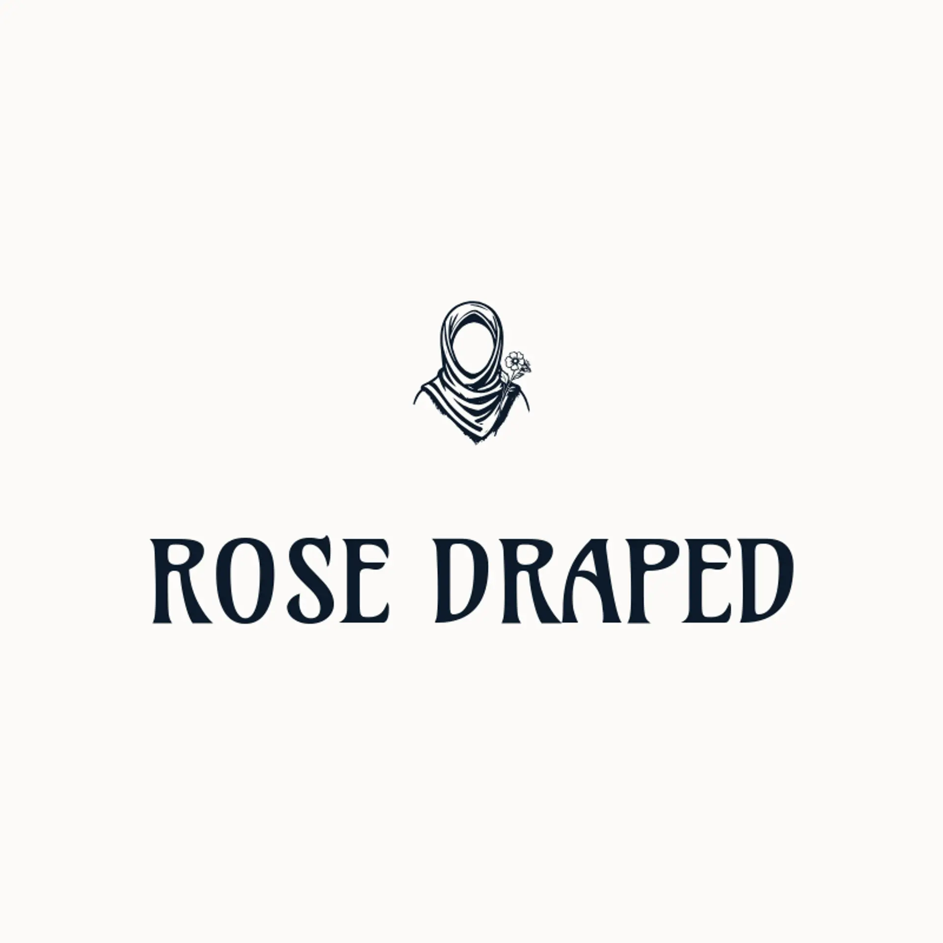 Rose Draped logo for hijab