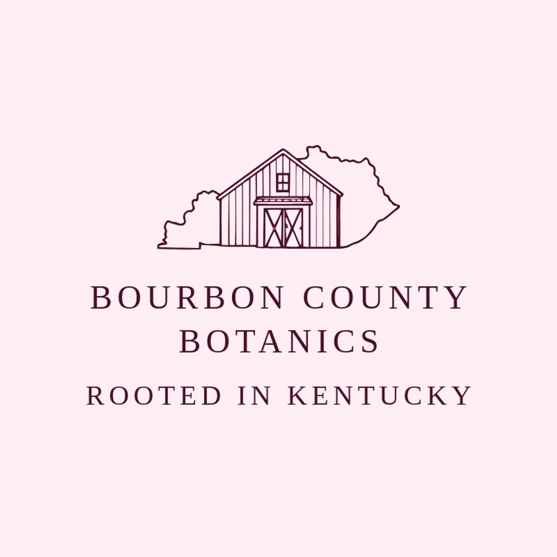 Bourbon County Botanics logo for kentucky