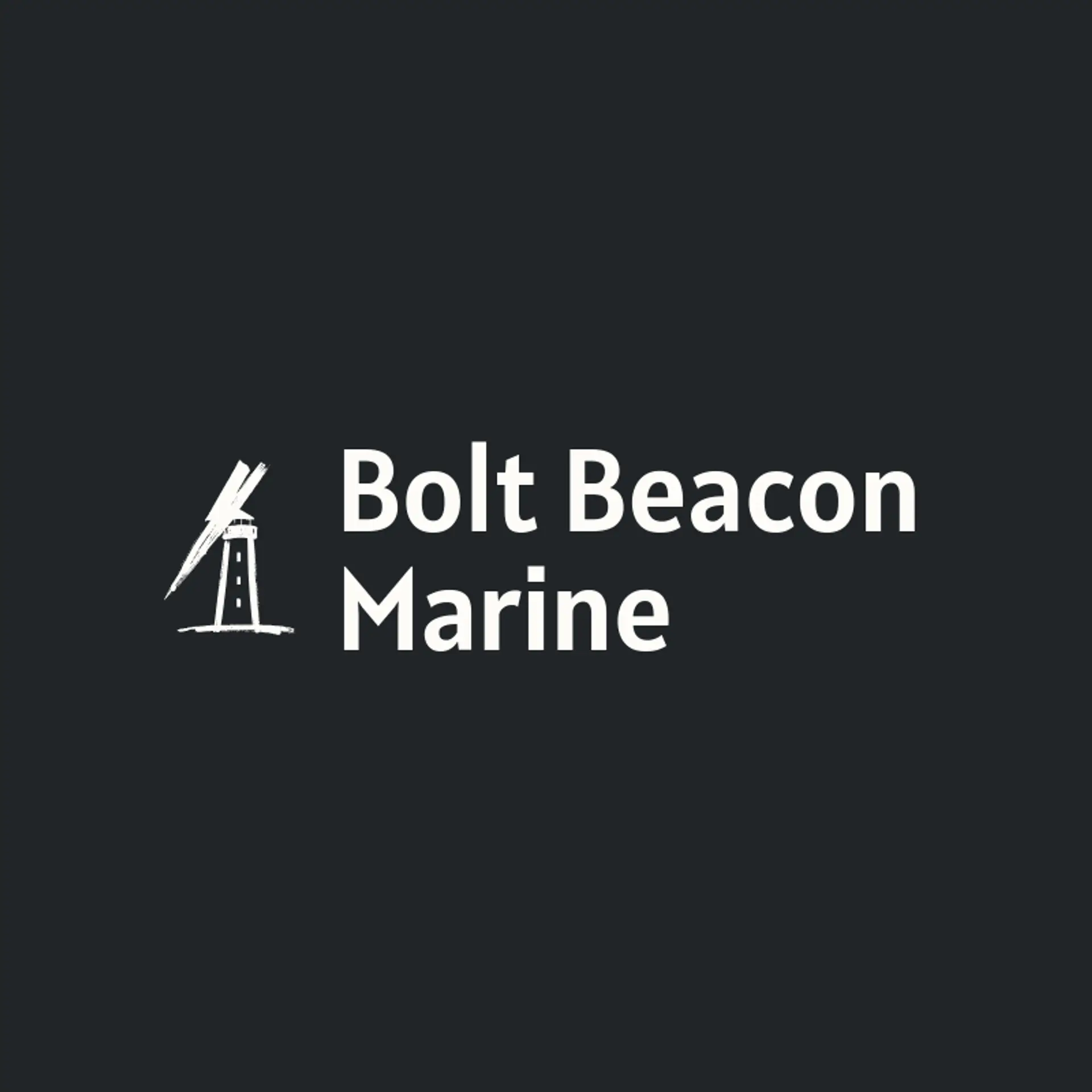 Bolt Beacon Marine logo for lightning