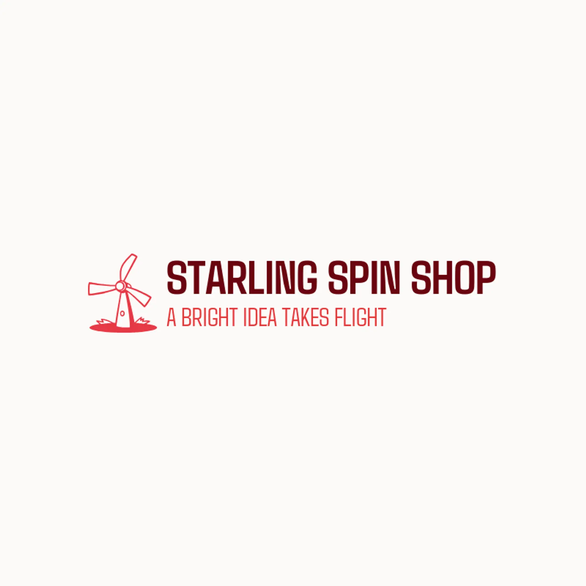 Starling Spin Shop logo for pinwheel