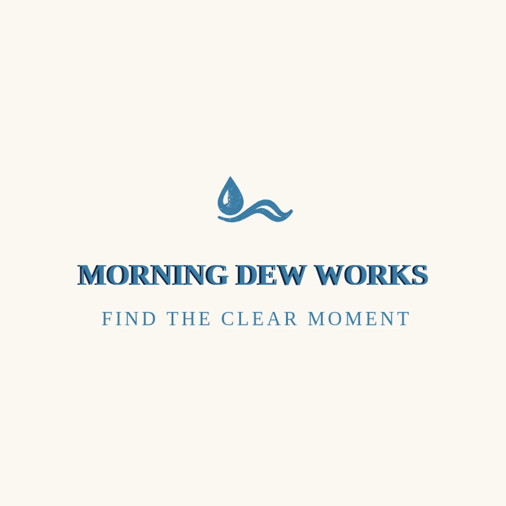 Morning Dew Works logo for drip