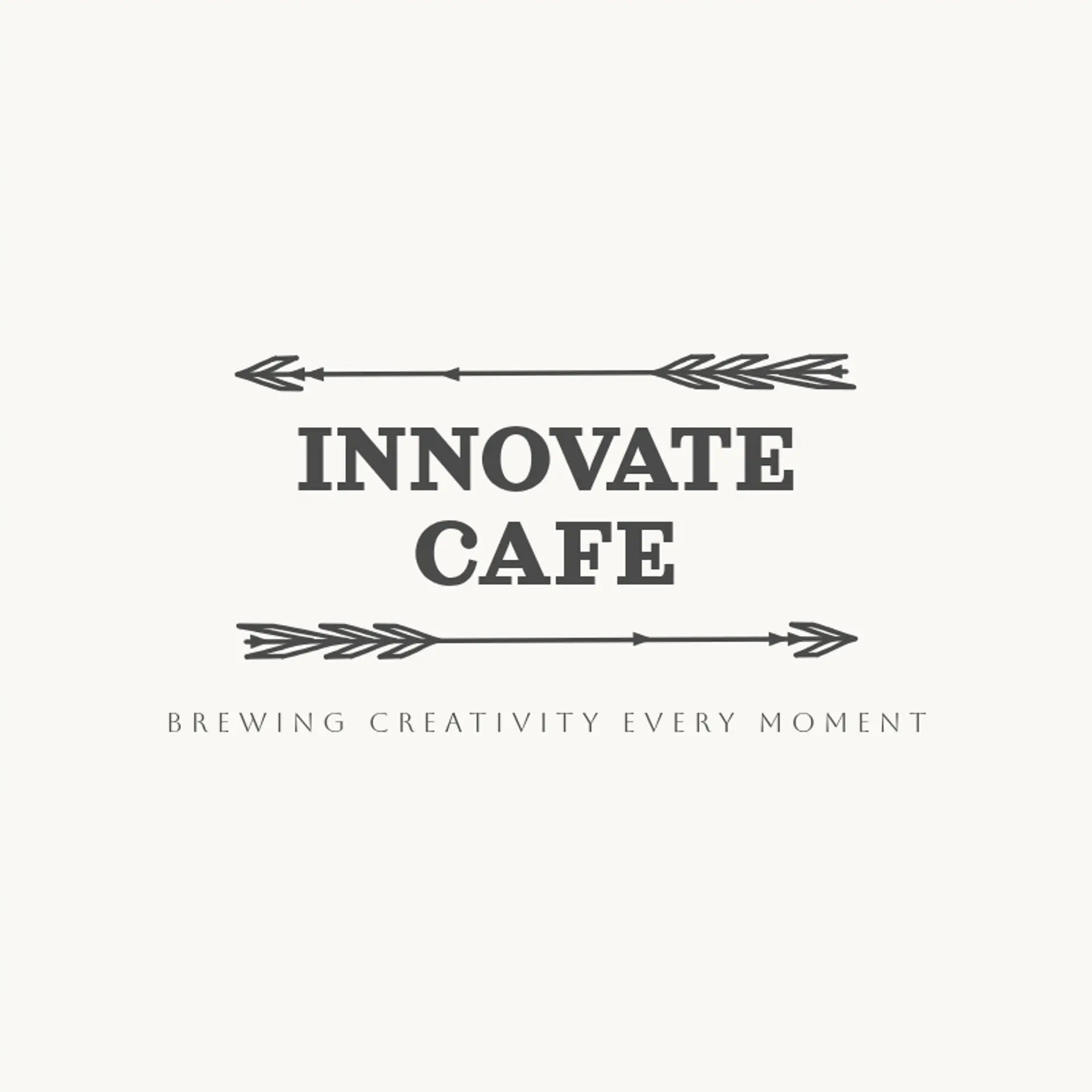 Innovate Cafe logo for creative cafe