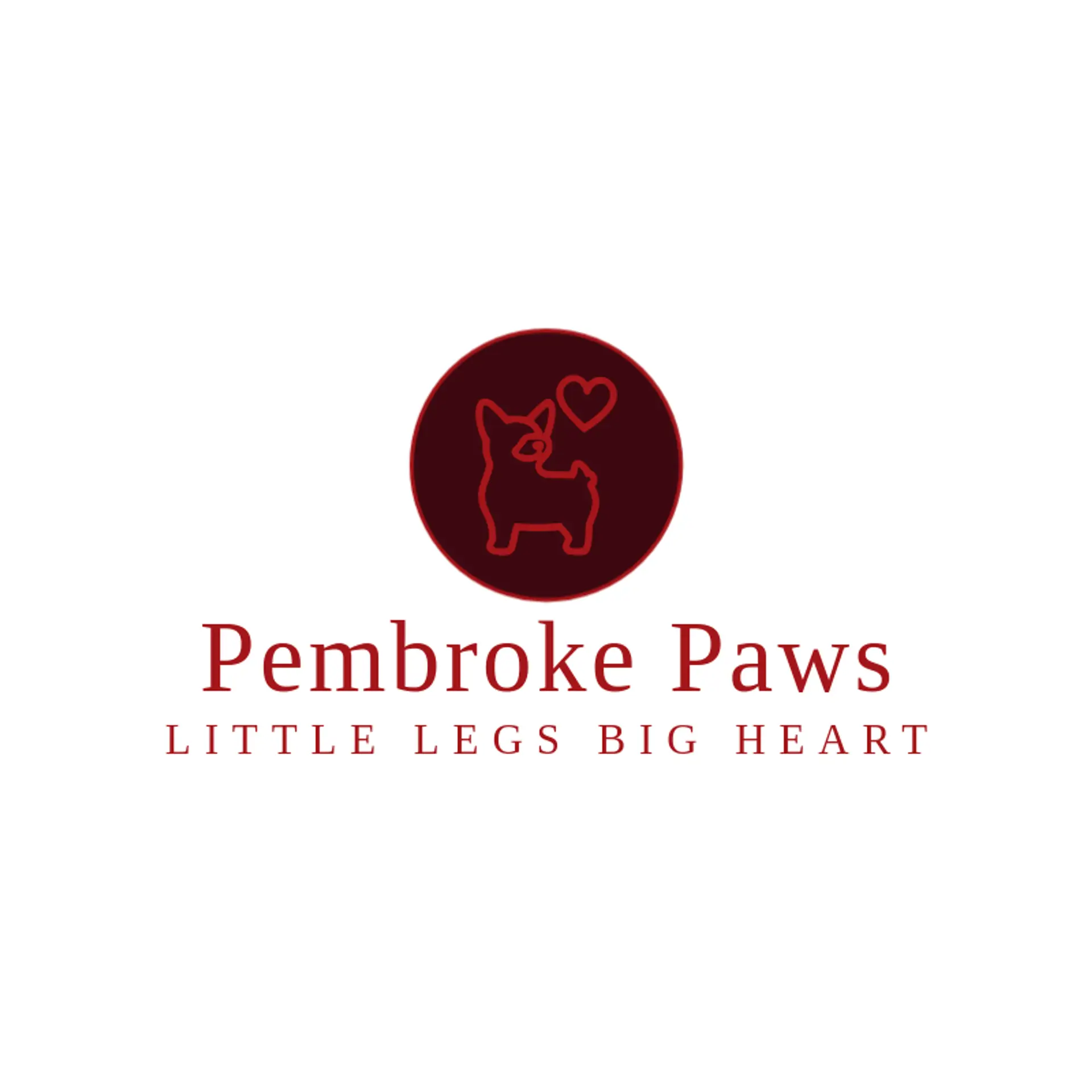 Pembroke Paws logo for corgi