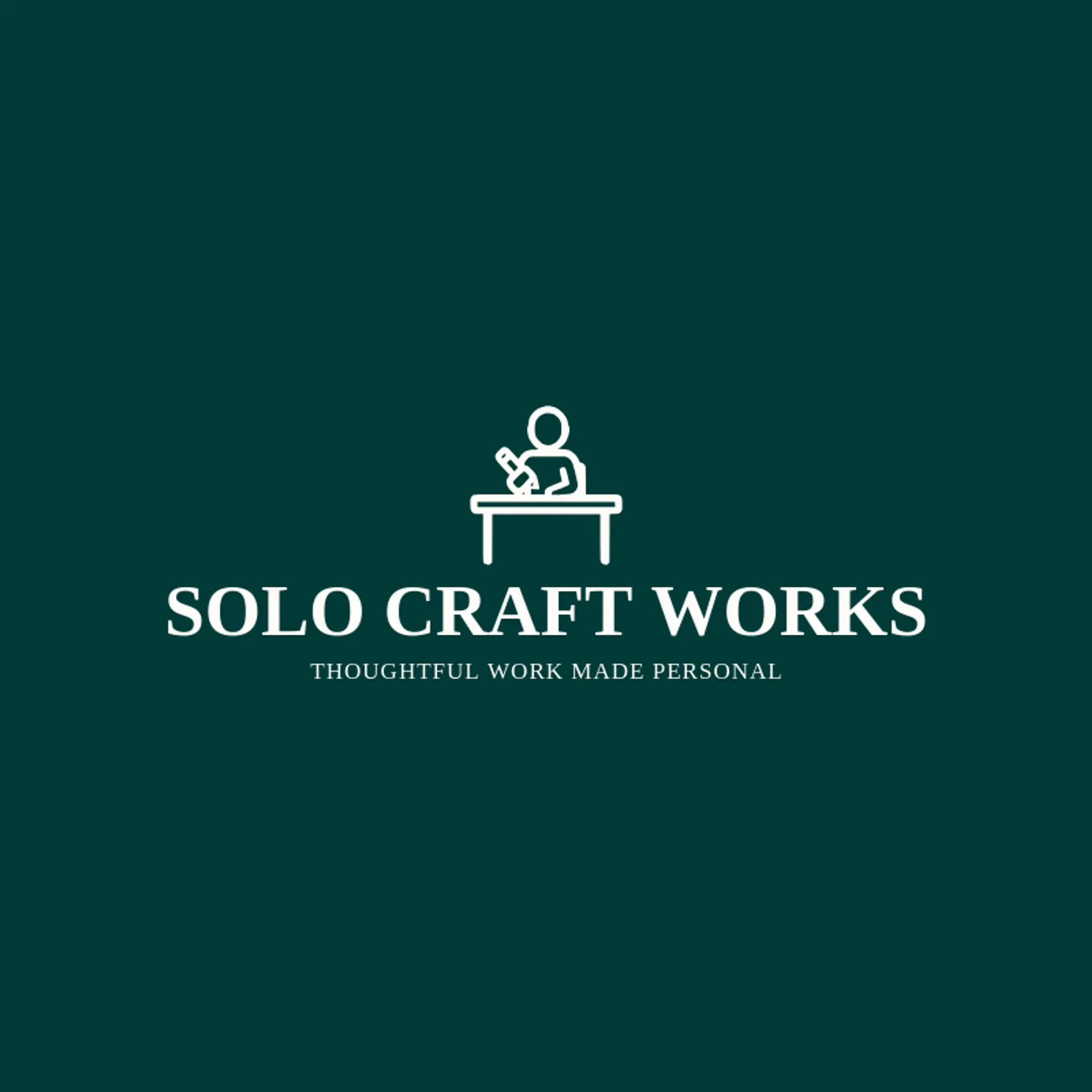 Solo Craft Works logo for freelancer