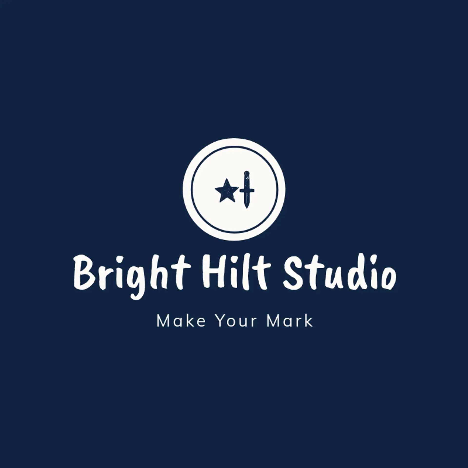 Bright Hilt Studio logo for sword