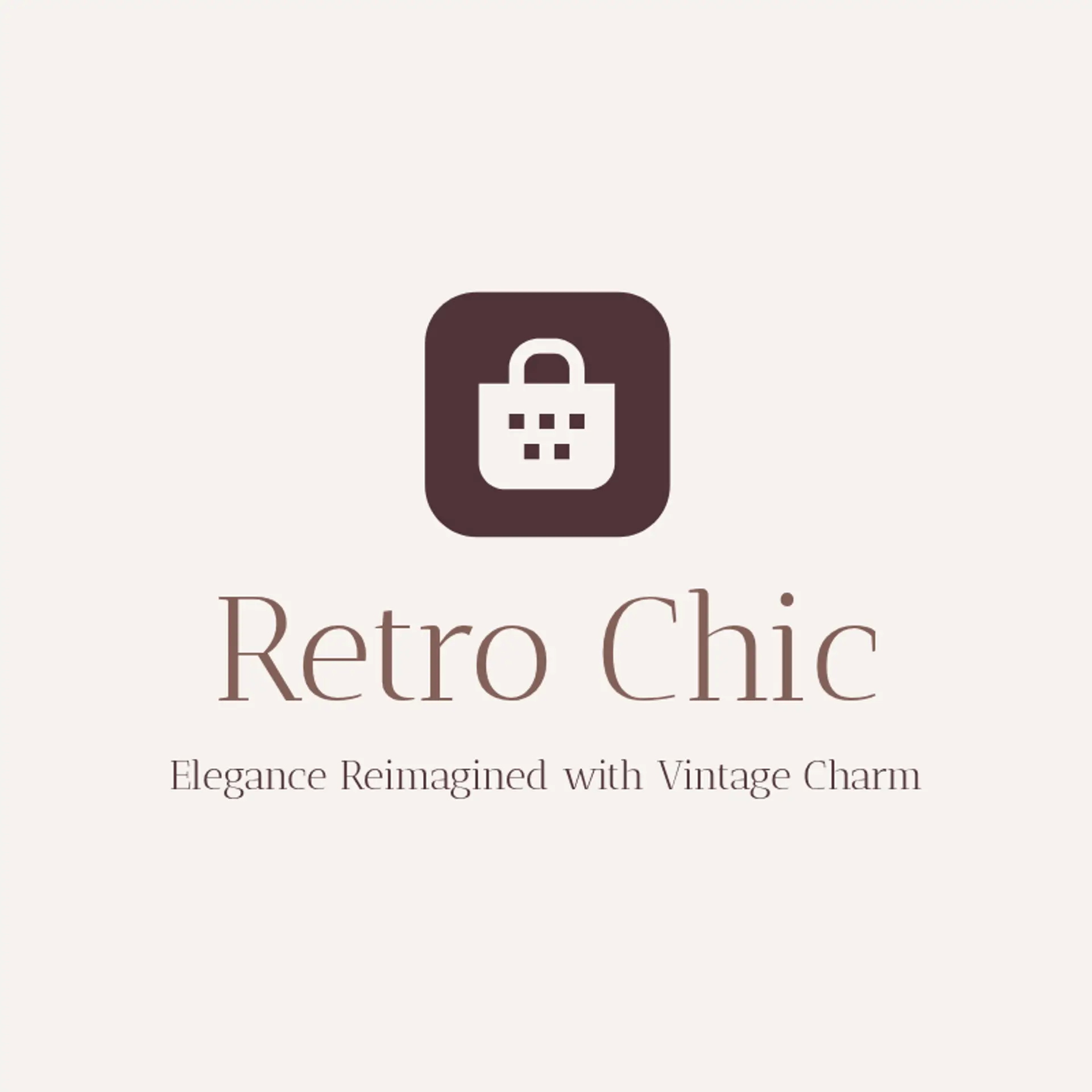 Retro Chic logo for classic fashion
