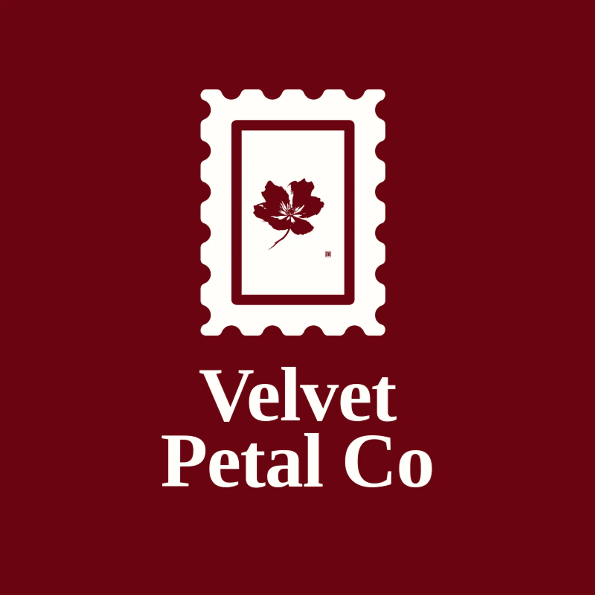 Velvet Petal Co logo for bloom