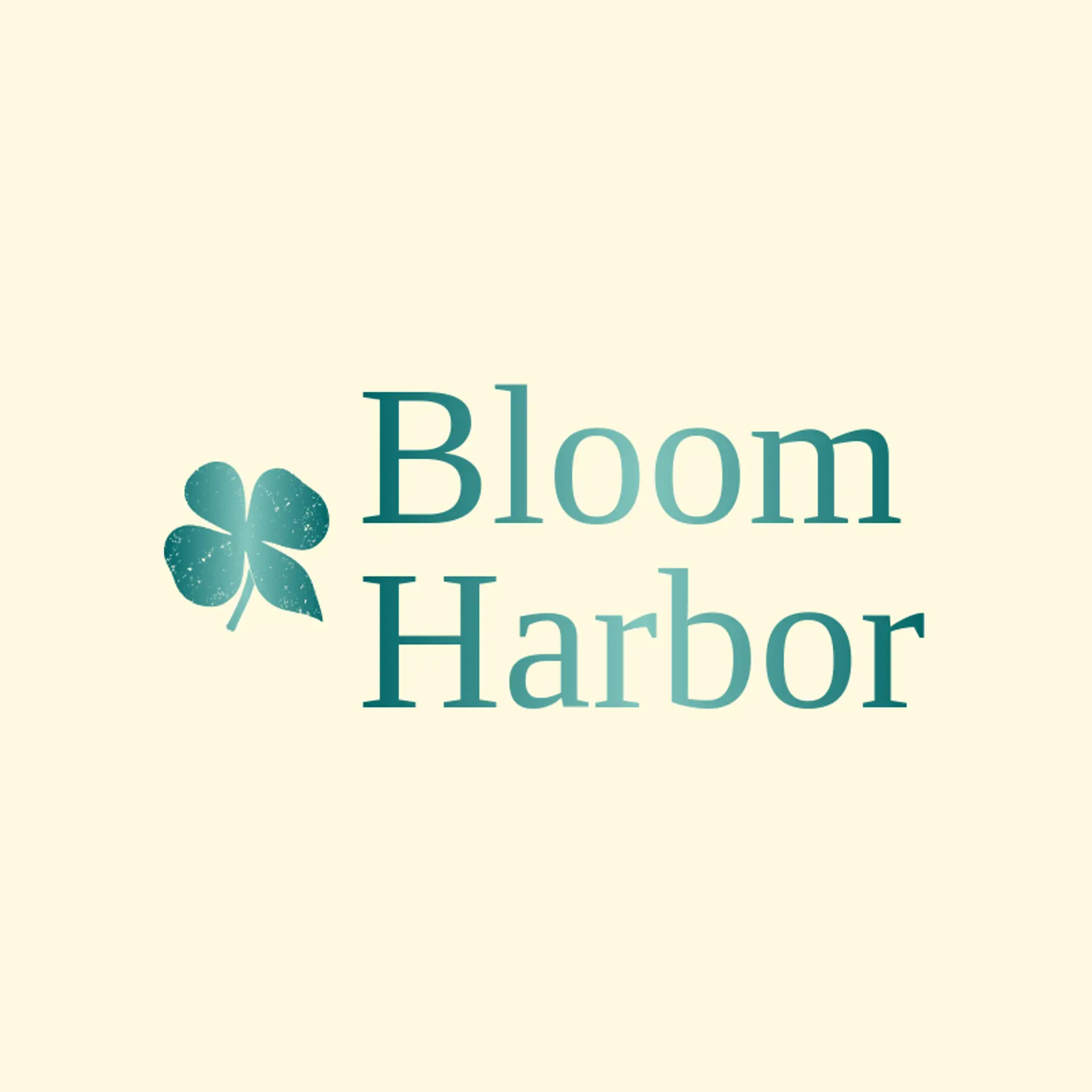 Bloom Harbor logo for spring