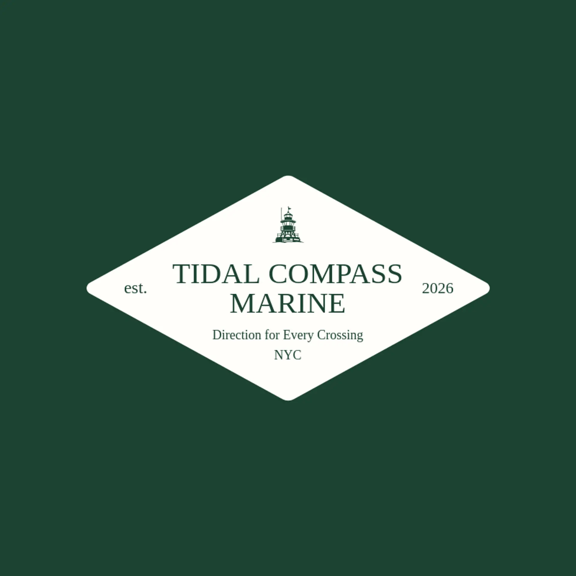 Tidal Compass Marine logo for coast guard