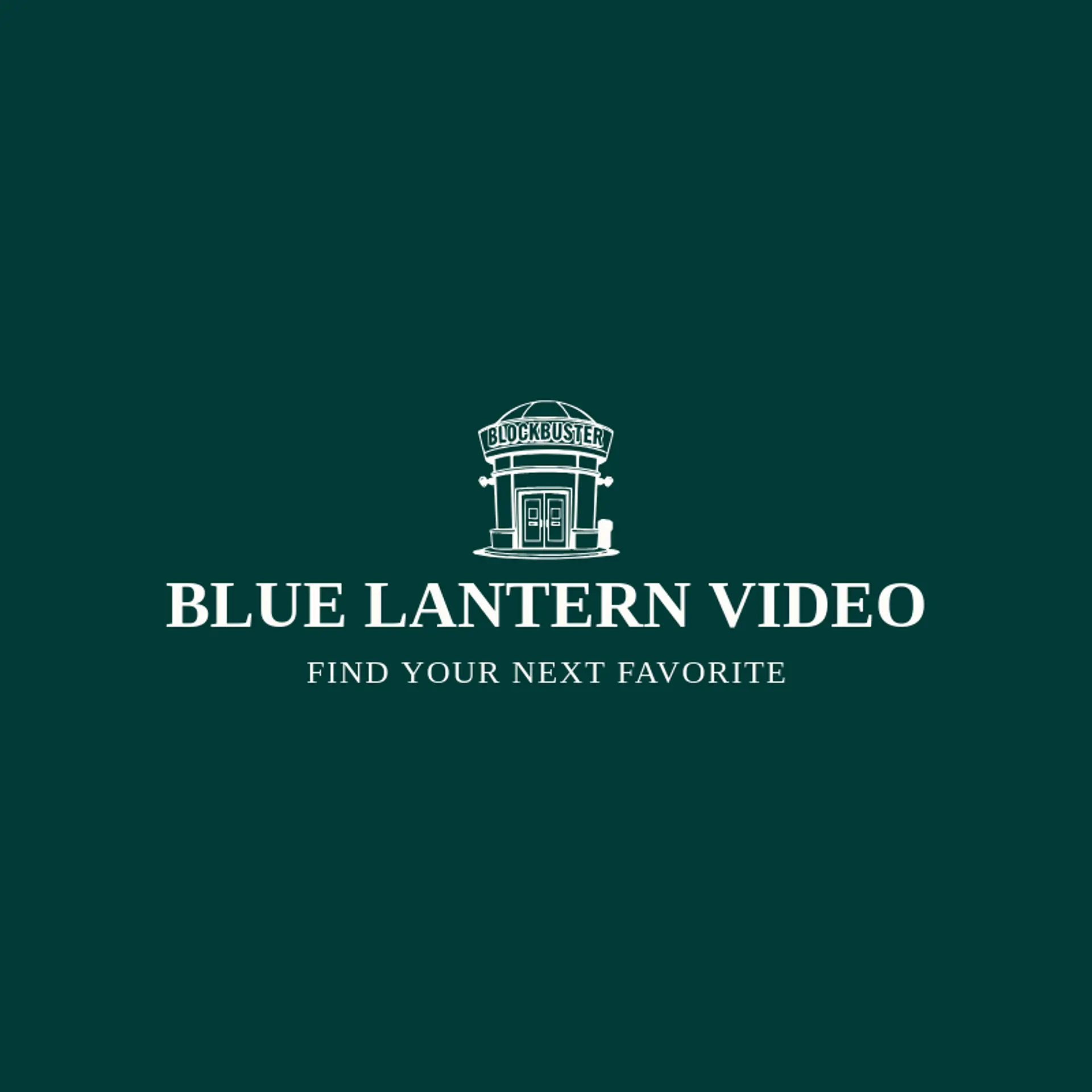 Blue Lantern Video logo for blockbuster